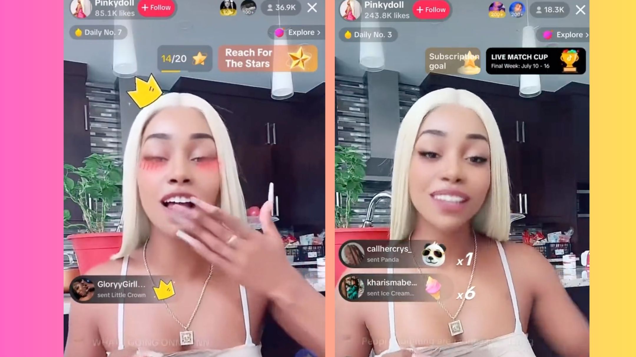 A woman who went viral on TikTok after saying the ice in her