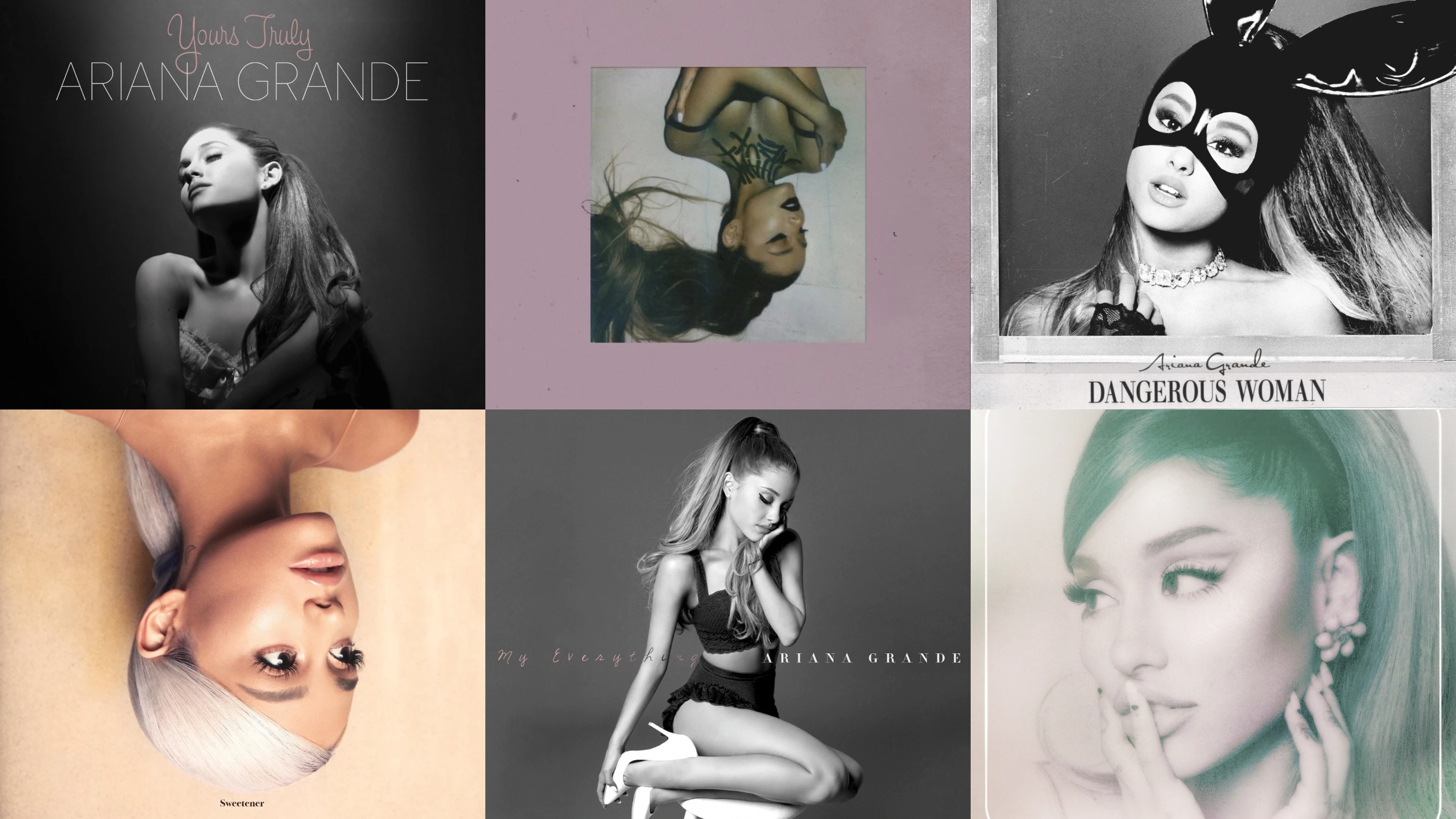 ariana grande album cover yours truly