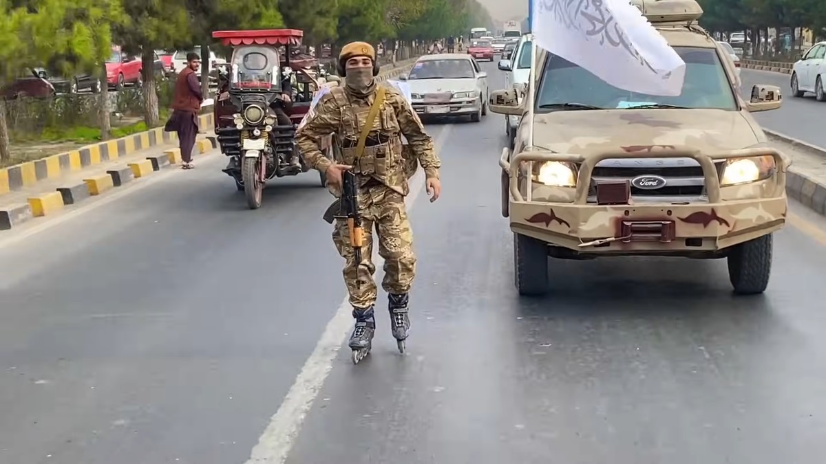 The Taliban Is Rollerblading While Armed In Viral Footage. WTF Is Going On?