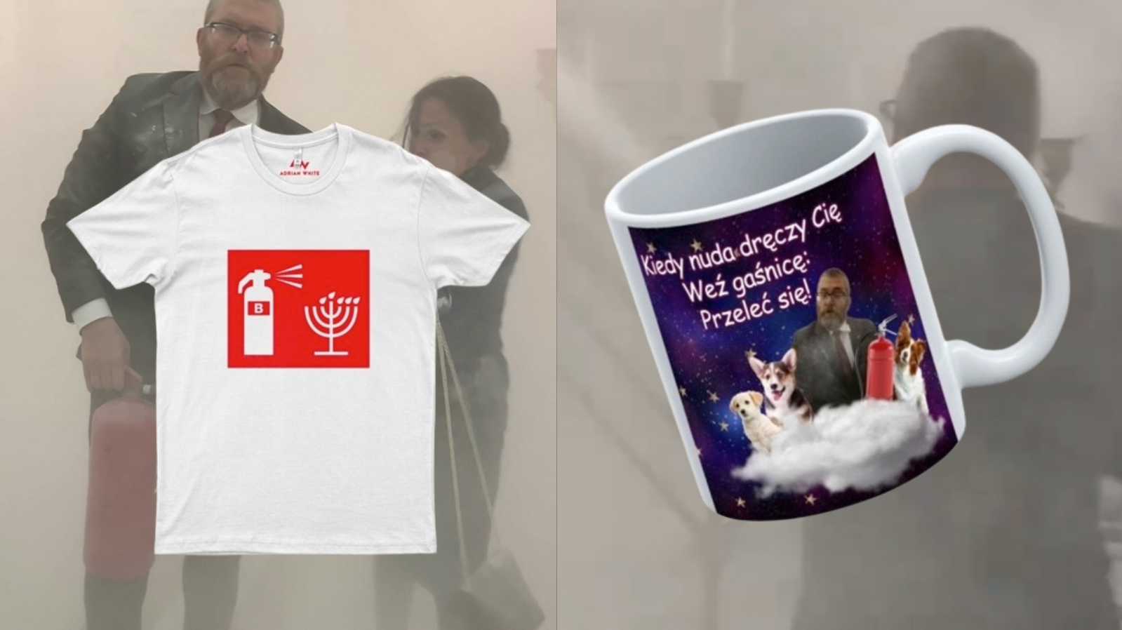 Fans of Far-Right MP Who Vandalised a Menorah Are Now Selling Merch