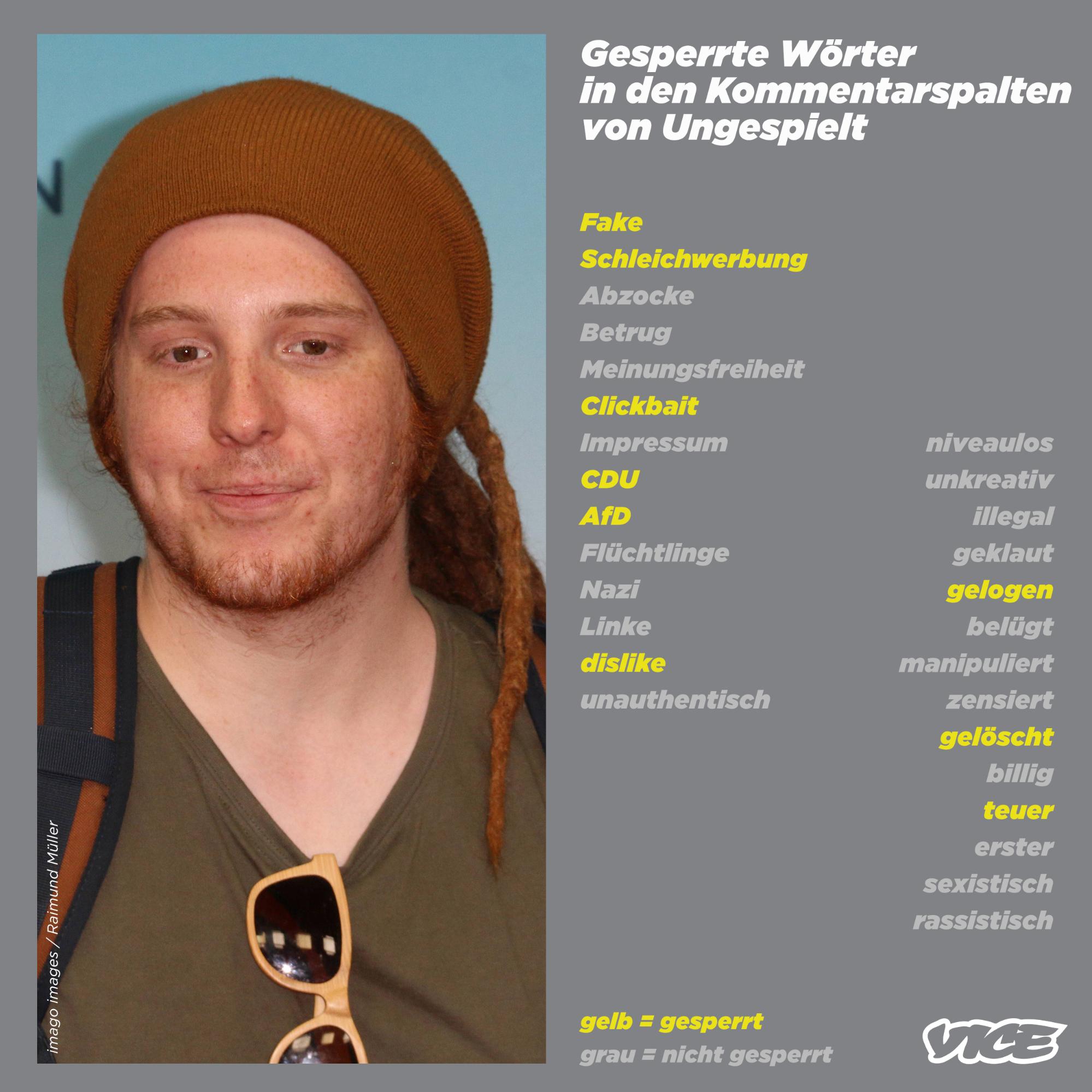 Simon Unge: Gesperrte Wörter