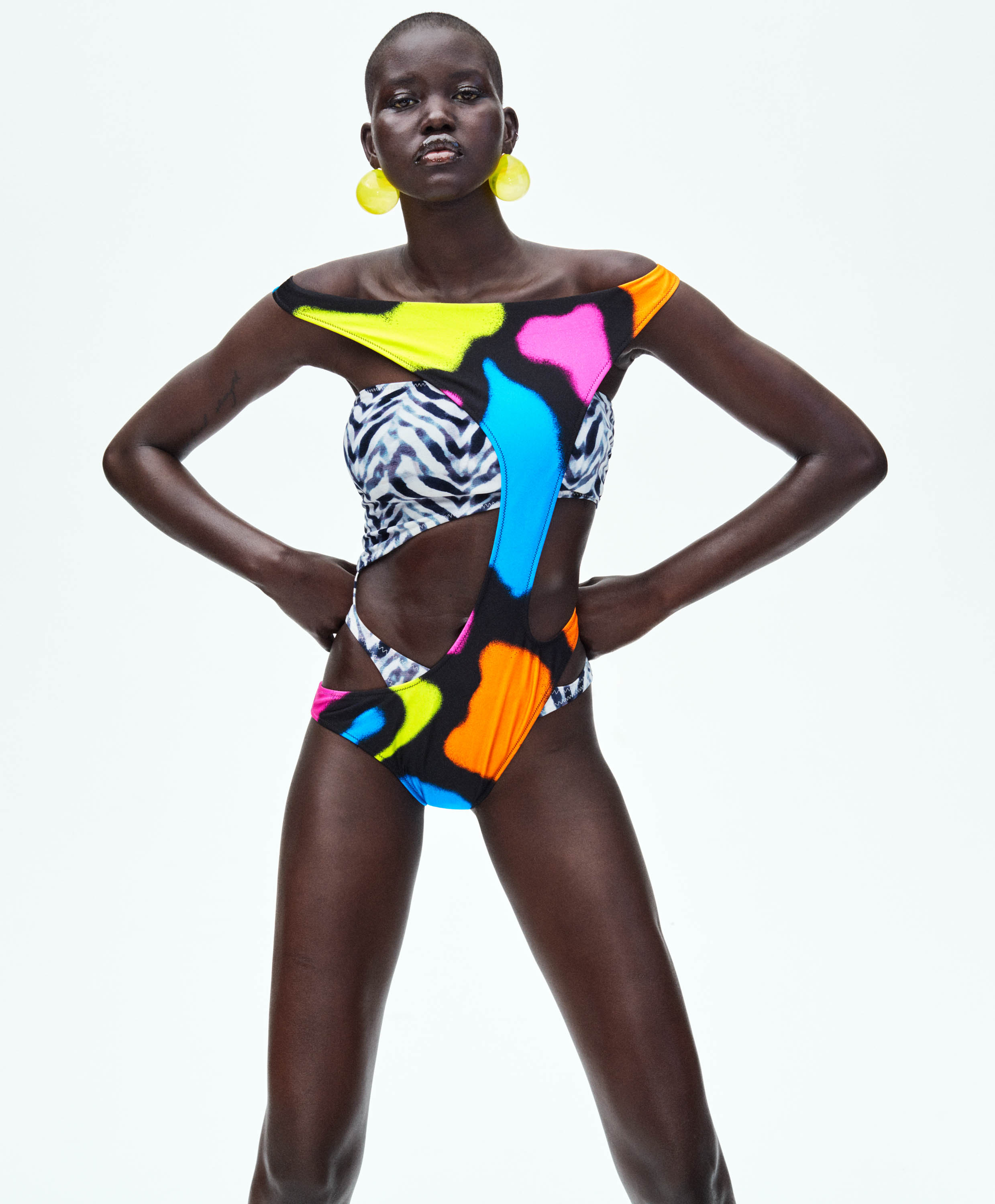 For The Icons and Idols Issue, model of the moment Adut is interviewed by h...