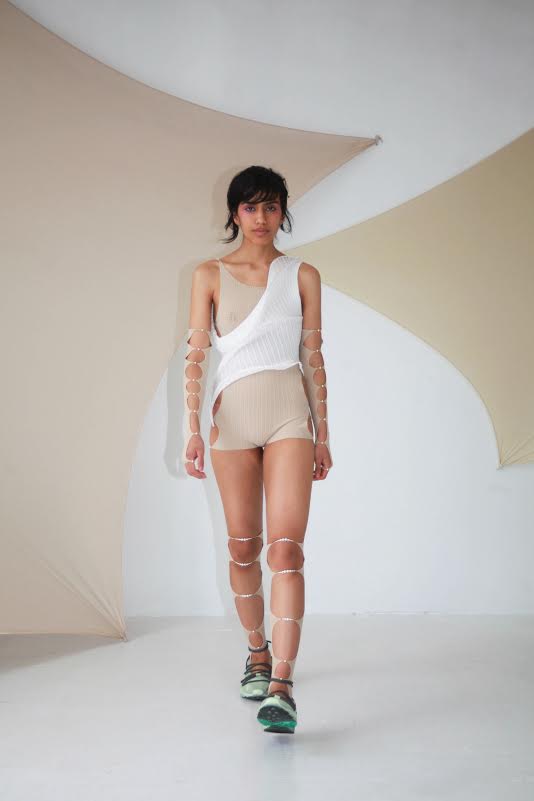 Rui Zhou's knit lingerie explores our intimate relationship with skin