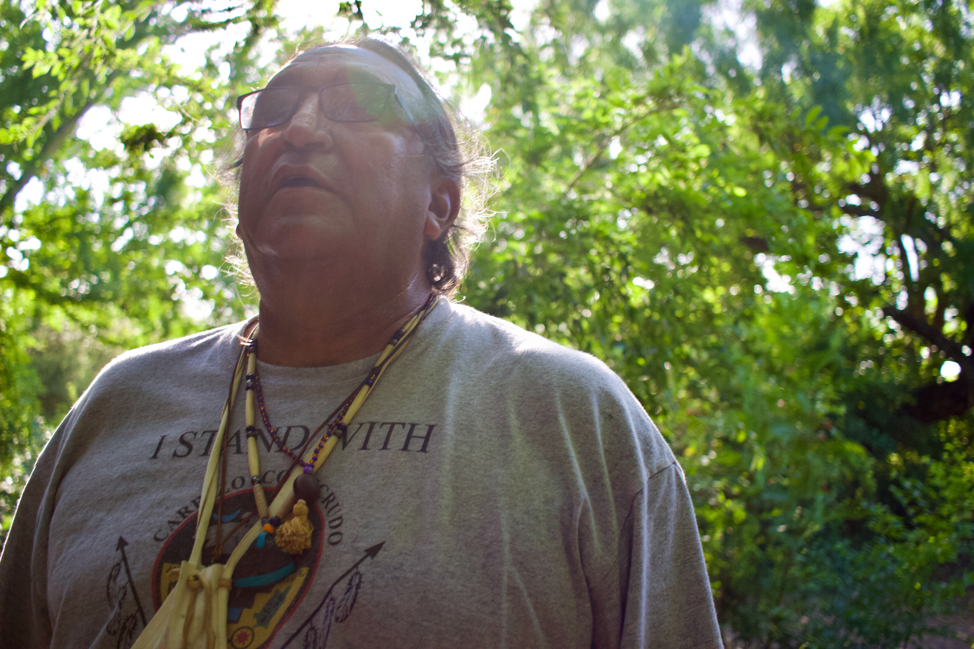 Juan Mancias, chair of the Carrizo/Comecrudo tribe in Texas