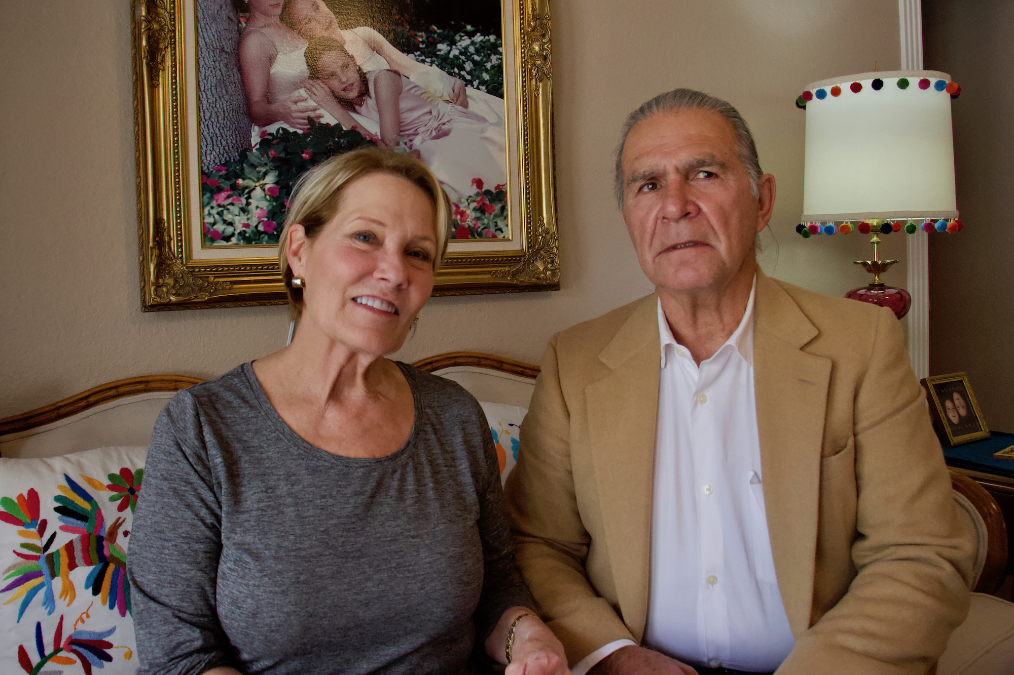 Melinda and Ramiro Roberto Ramirez, owners of historic cemeteries and chapel in the path of the border wall.