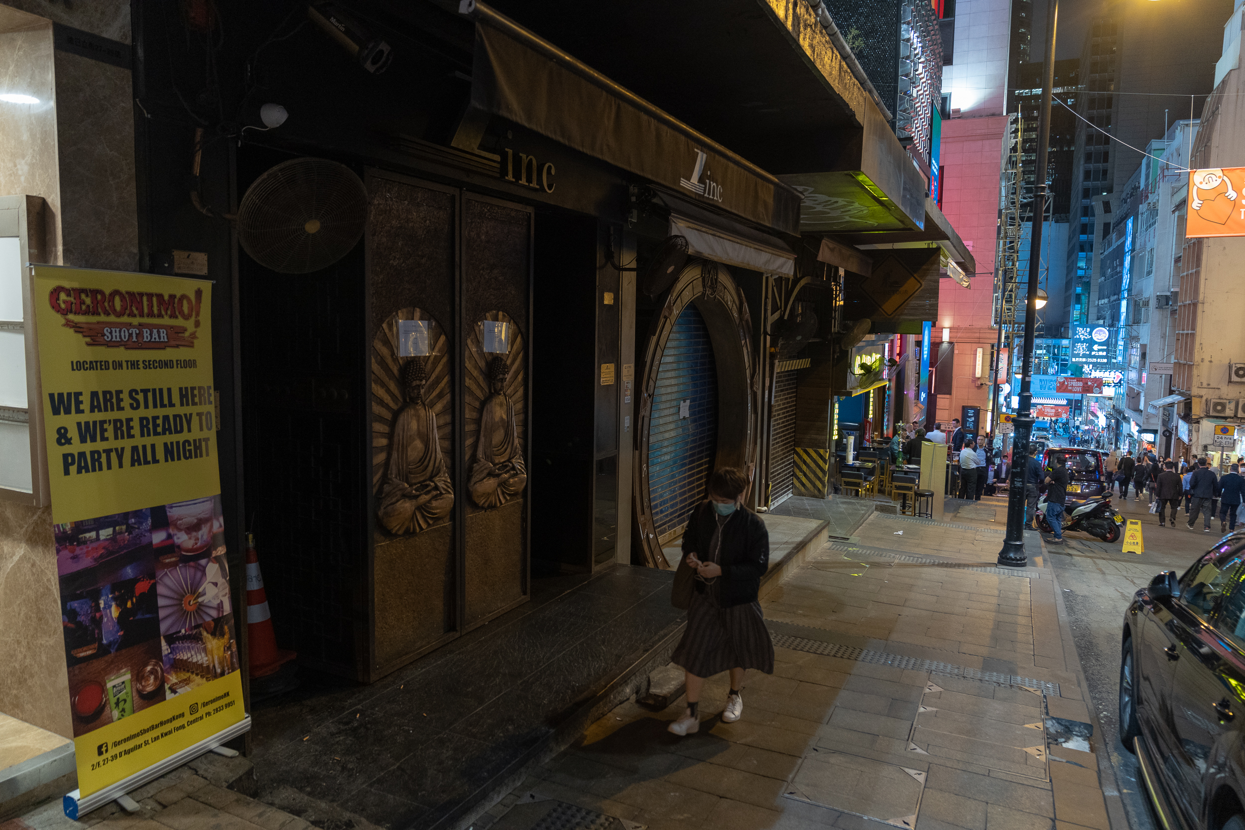 Empty Streets Show the Negative Effects of Protests and Coronavirus on Hong Kong Nightlife