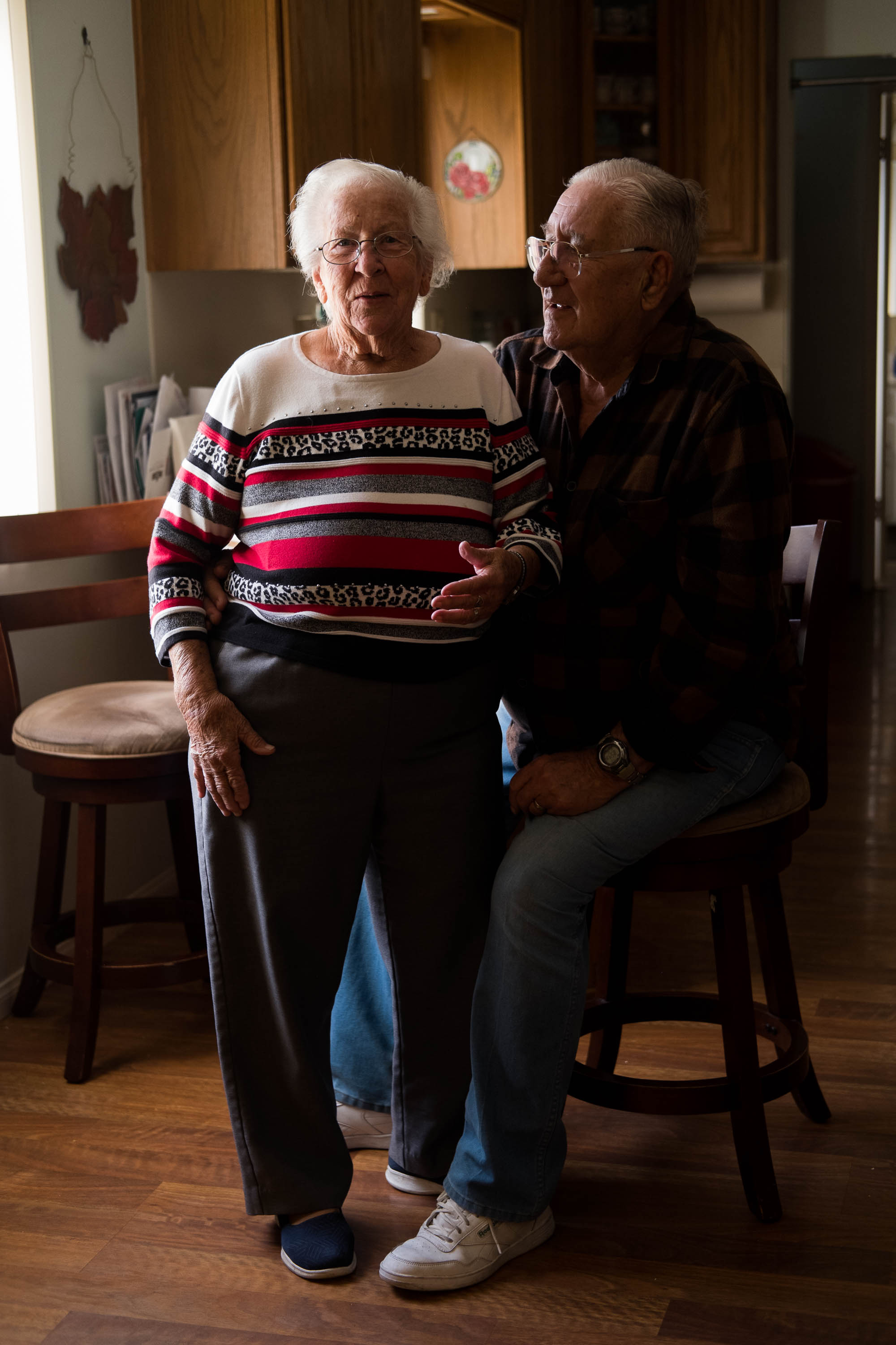 Mary and Ray Patterson have been married for 52 years. Photo: Cassandra Giraldo for VICE News.