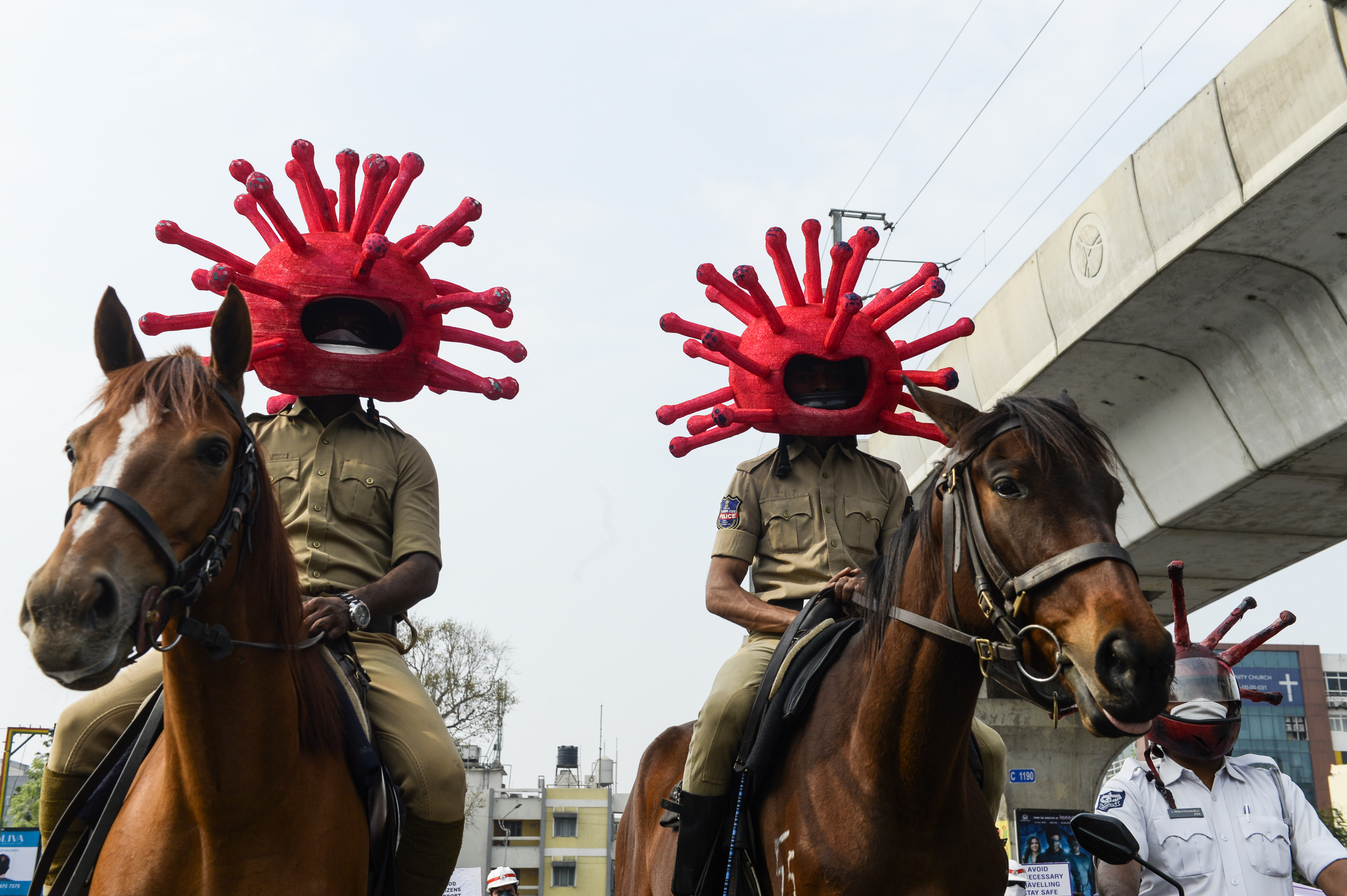 coronavirus india art