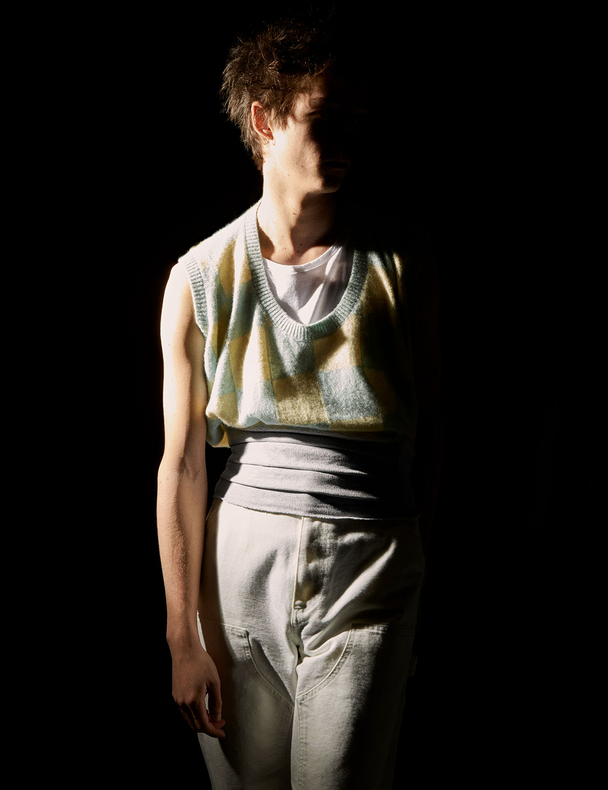 model in menswear