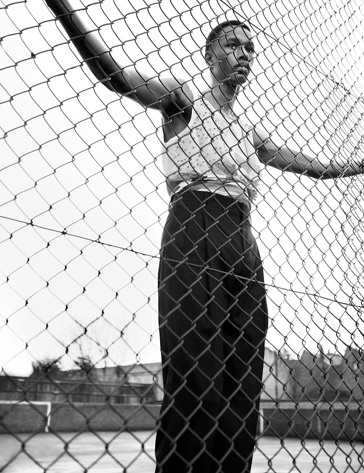 model in menswear