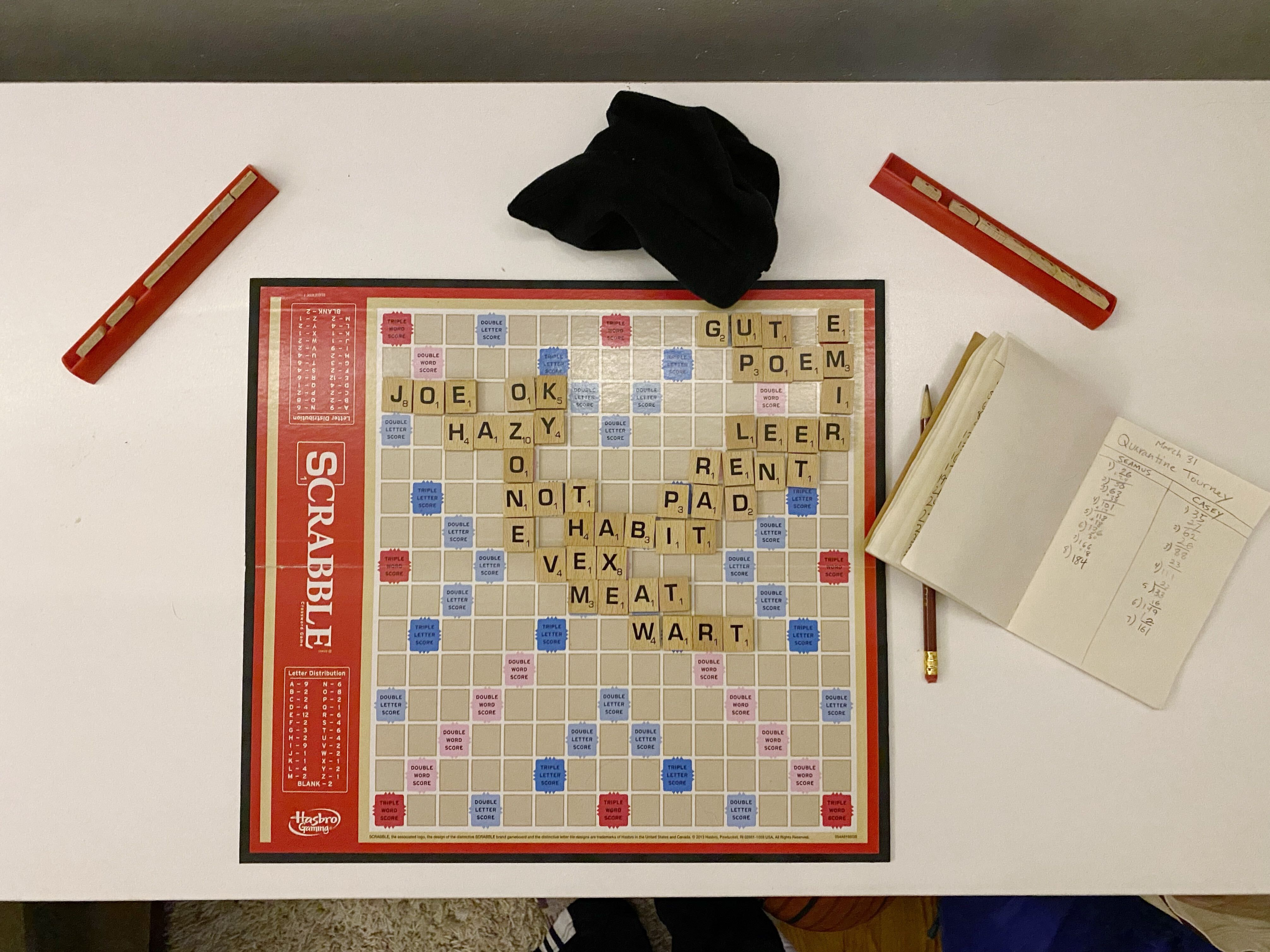 passive scrabble game by casey johnston