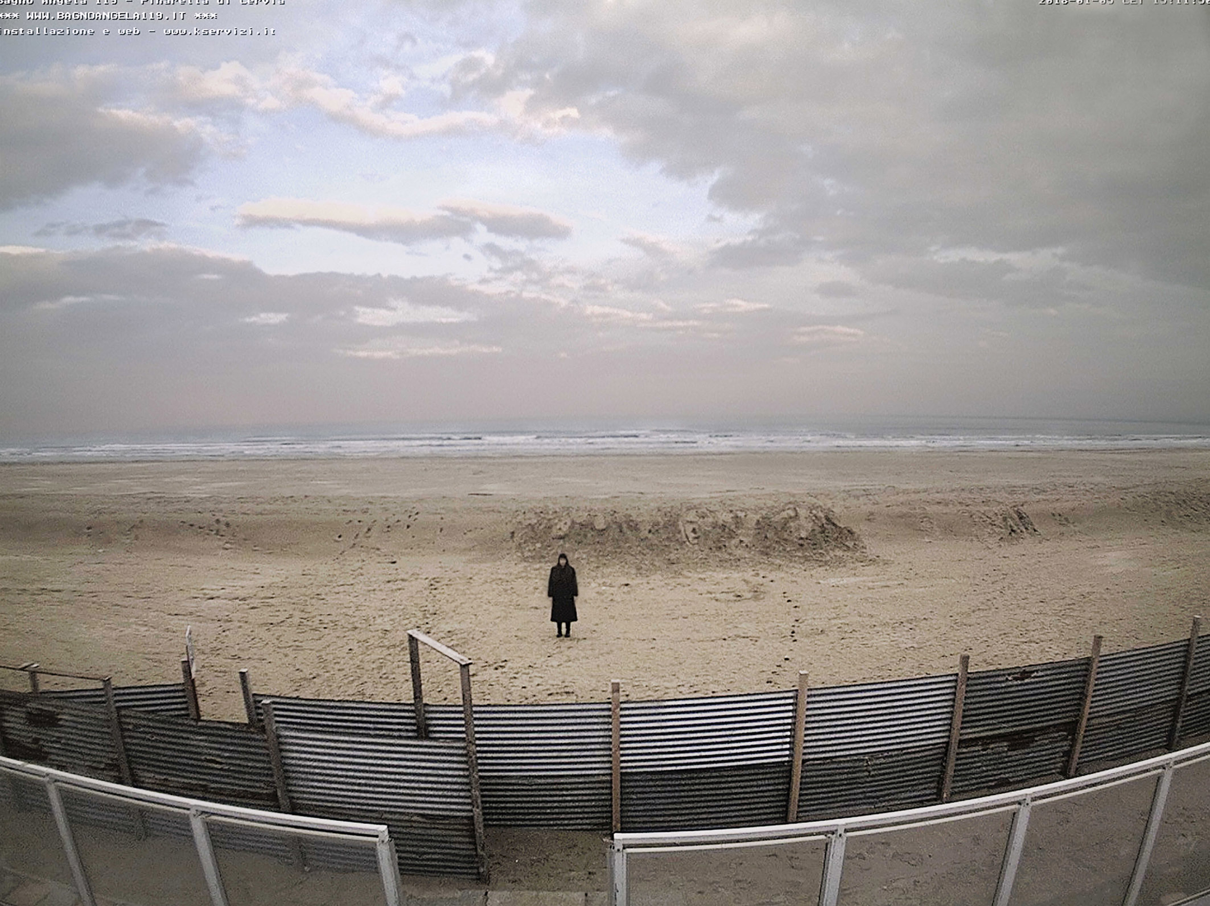 Self Portrait from Surveillance Camera, 2018, digital print on fine-art Hahnemühle Photo Luster paper, 150x200 cm