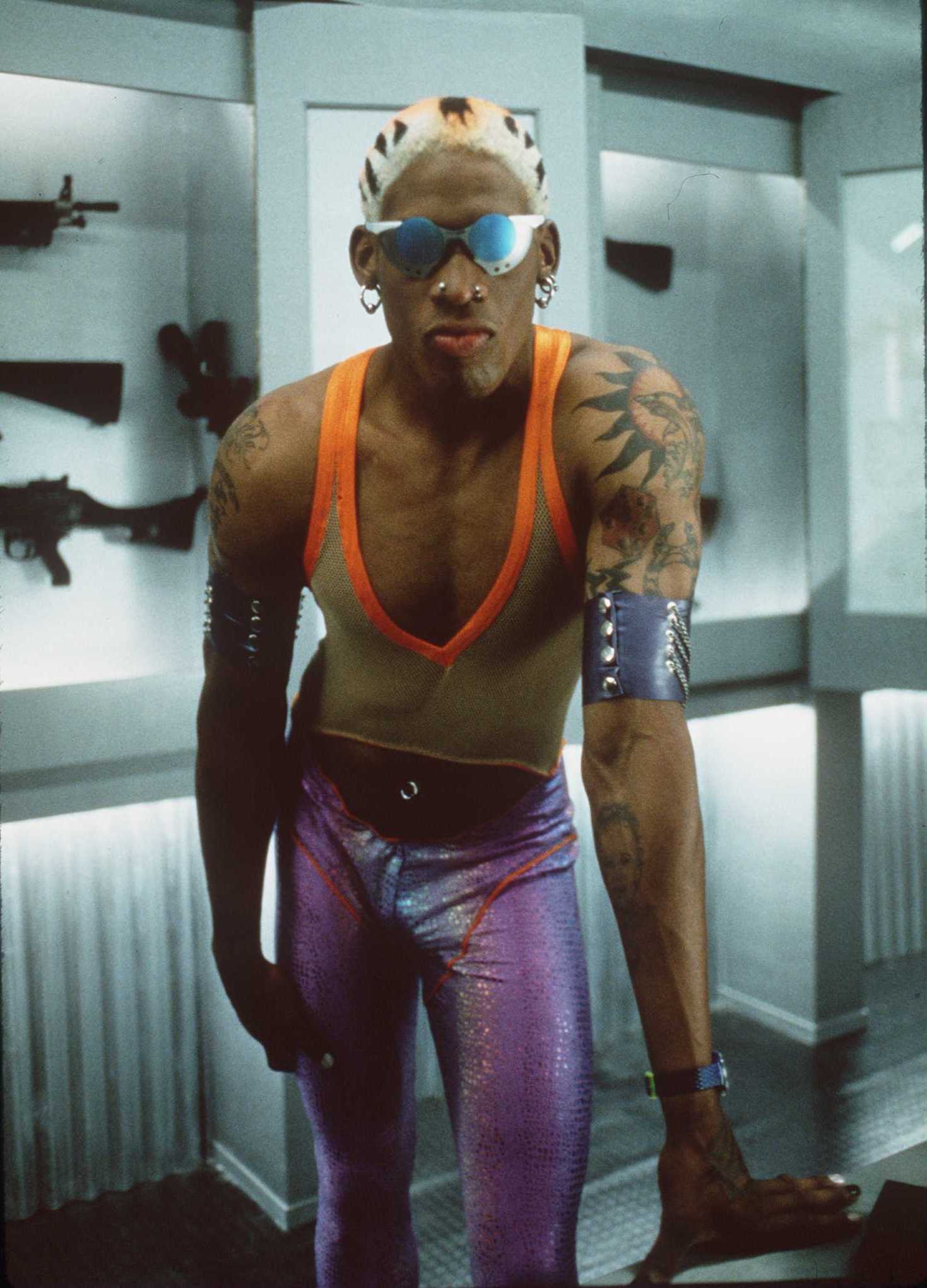 Dennis Rodman's Extremely Weird Fashion Moments in the '90s