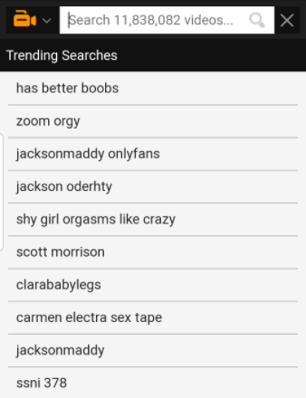 trending searches