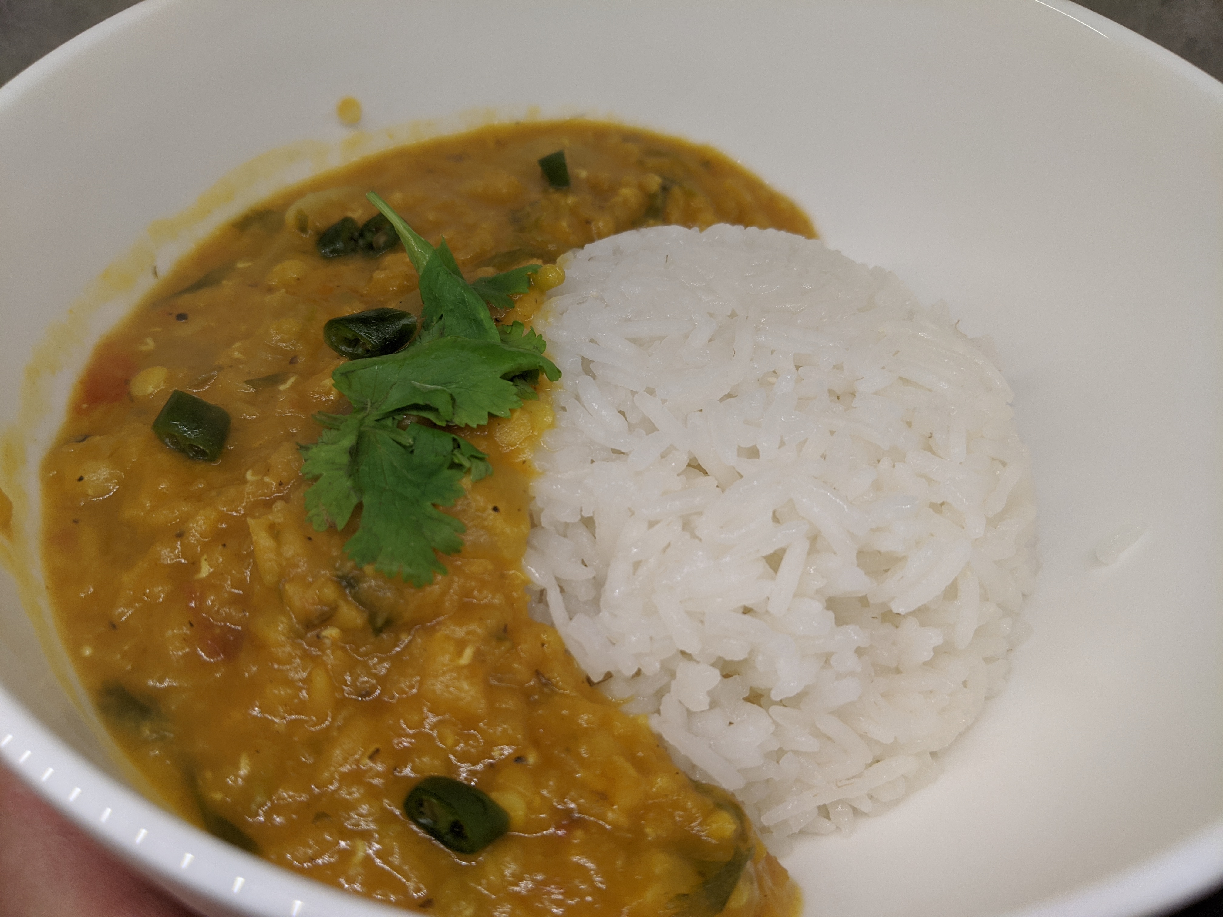 dal with rice