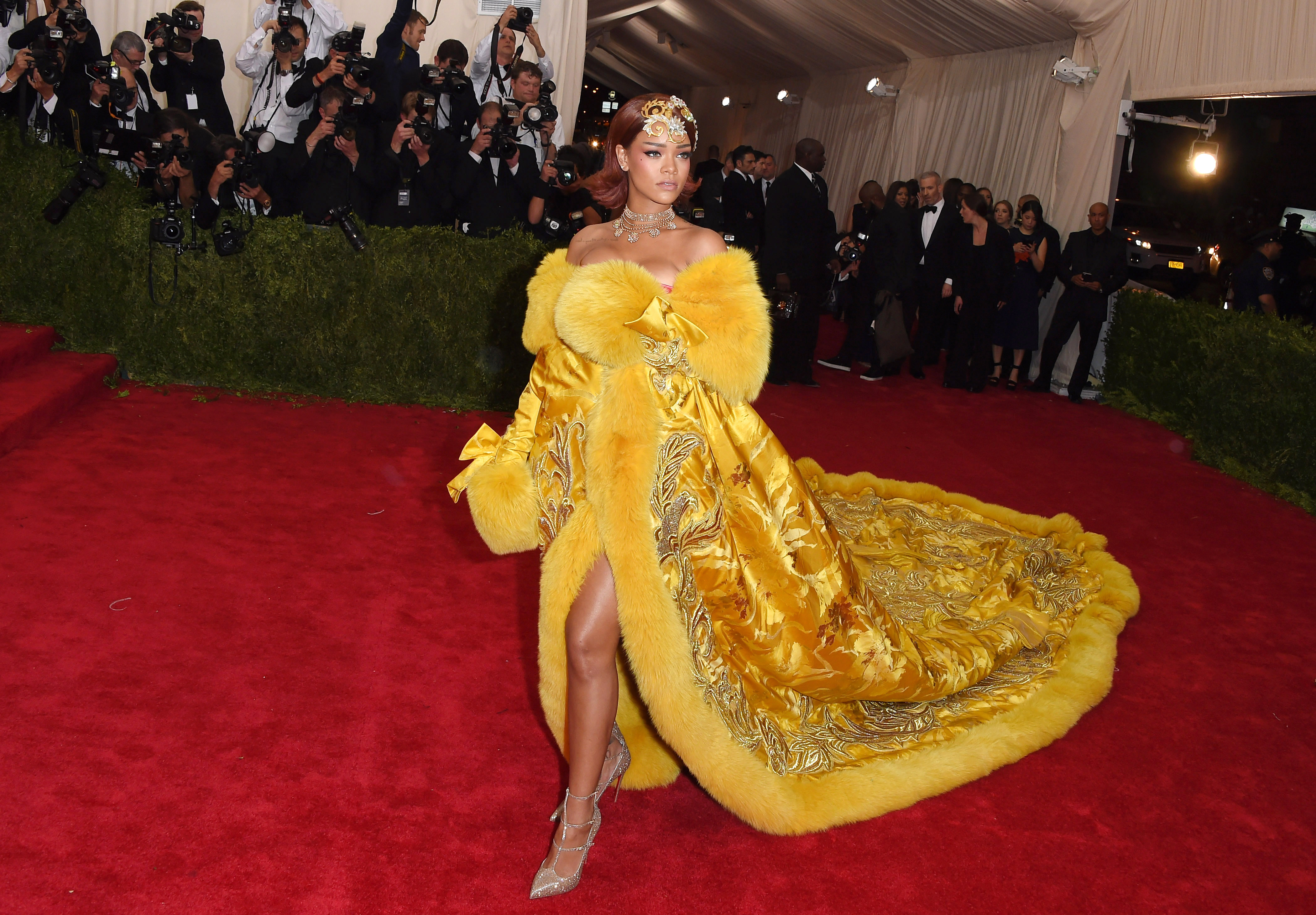 Rihanna at the Met Gala 2015