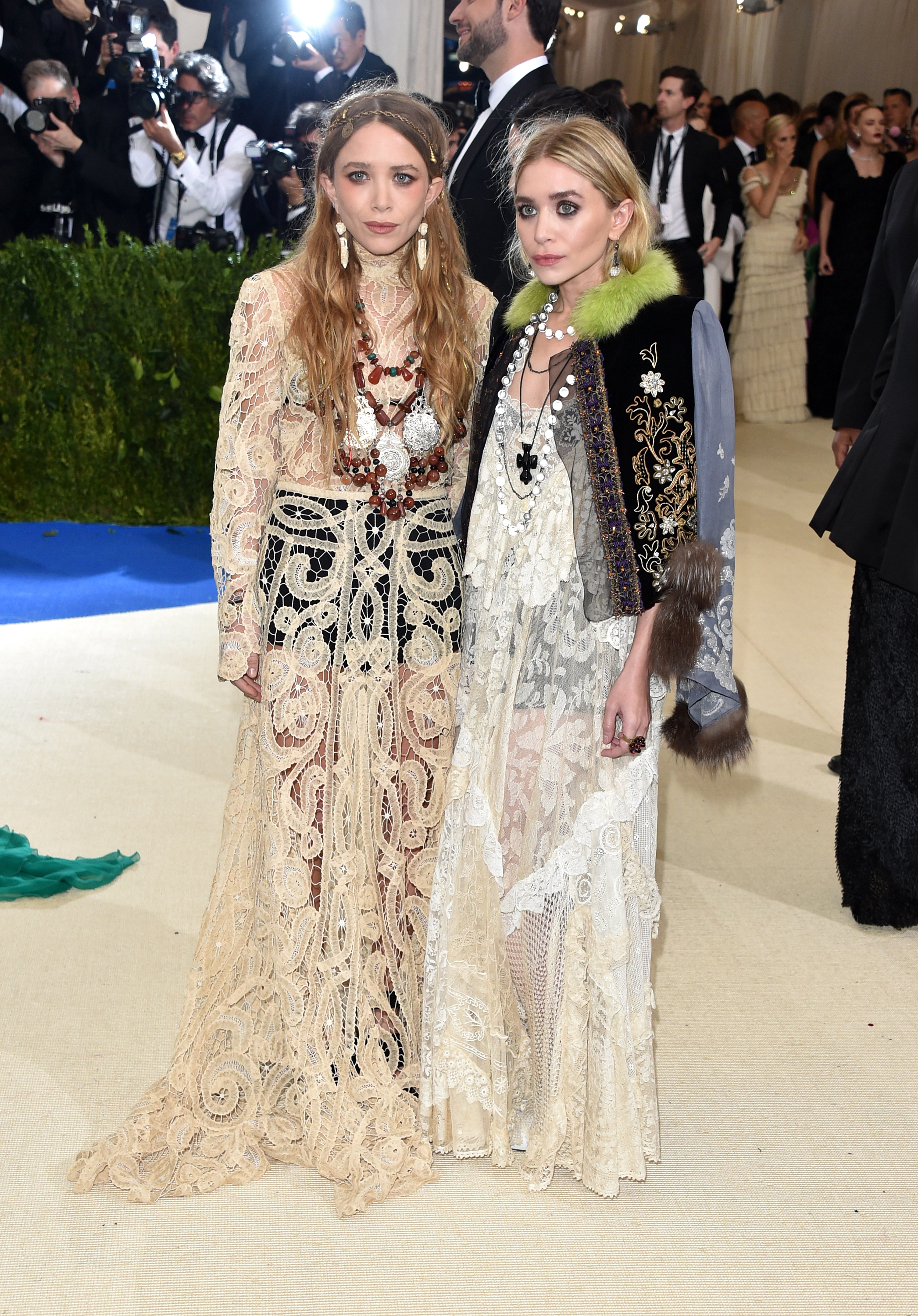 Mary Kate and Ashley Olsen at the Met Gala 2017