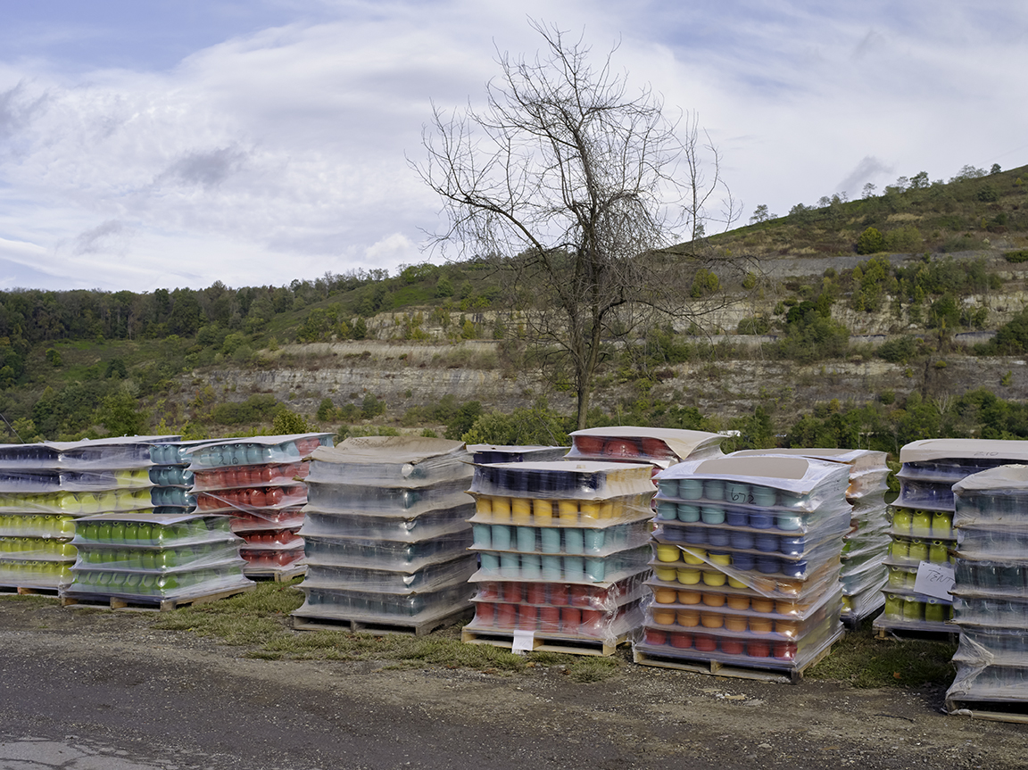 fiestaware stacked