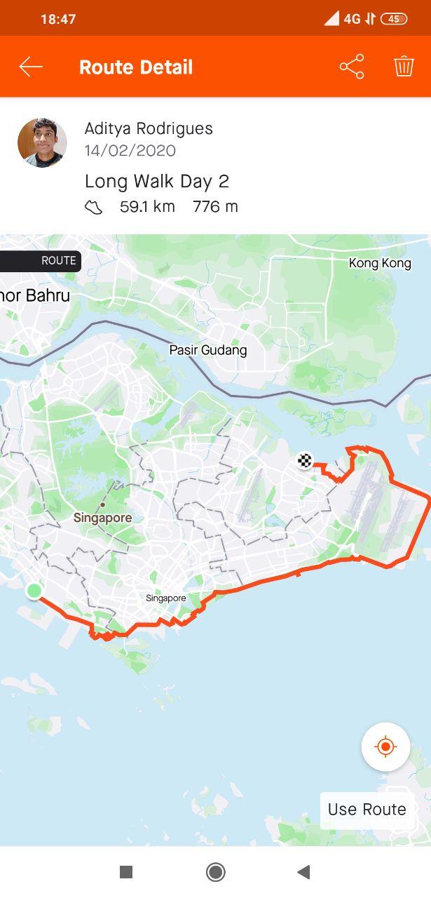 Singapore, The Long Walk, Ultramarathon, Walking, Running, Distance, Route, 150km, Kilometre, Long Distance, Slog, Tired, Competetive Walking, Perimeter, 3 days, VICE, VICE Asia, Aditya Mirchandani, Walk, Far, Injury