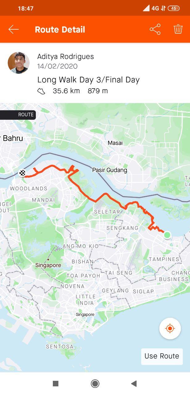 Singapore, The Long Walk, Ultramarathon, Walking, Running, Distance, Route, 150km, Kilometre, Long Distance, Slog, Tired, Competetive Walking, Perimeter, 3 days, VICE, VICE Asia, Aditya Mirchandani, Walk, Far, Injury