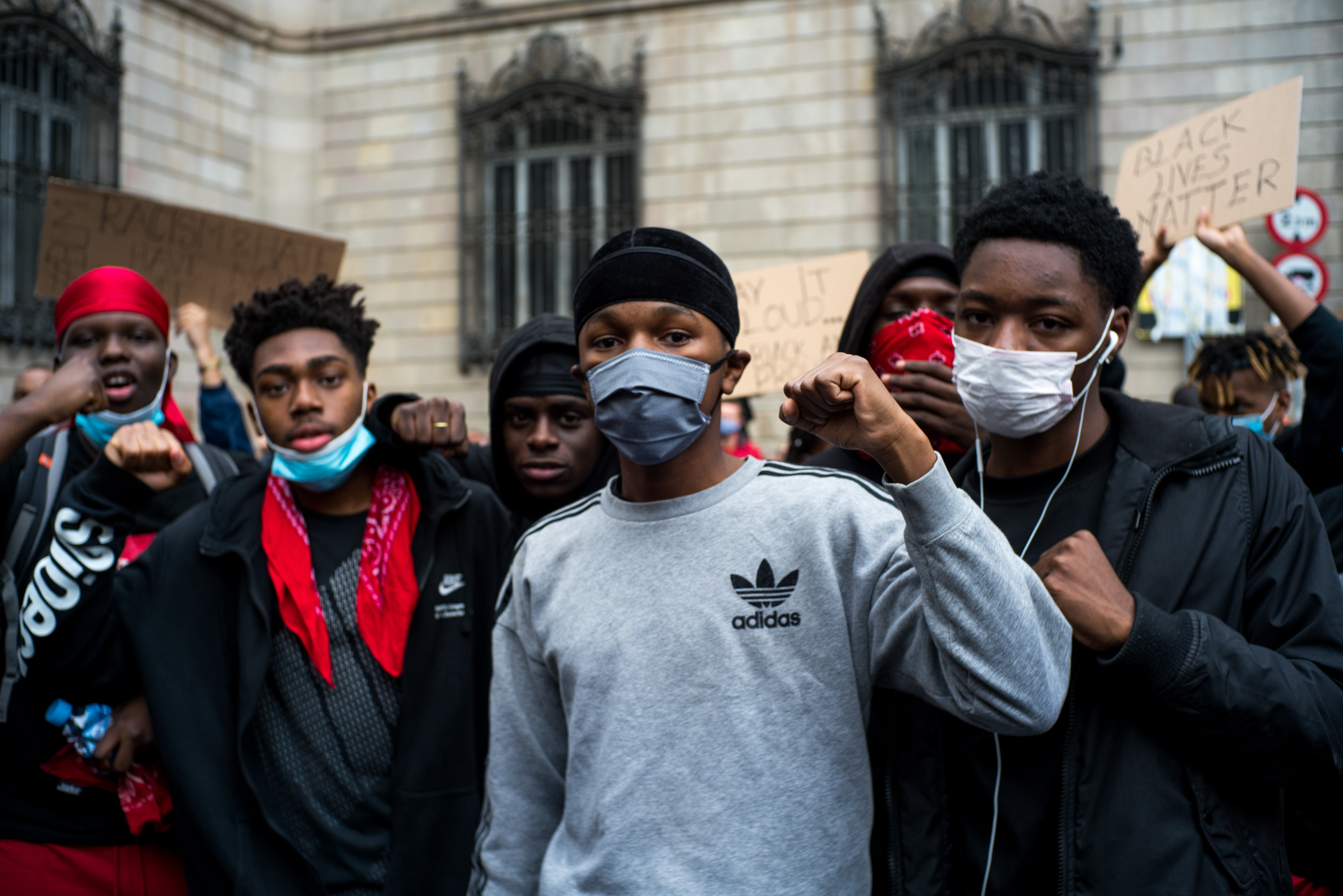 protestas antirracistas barcelona