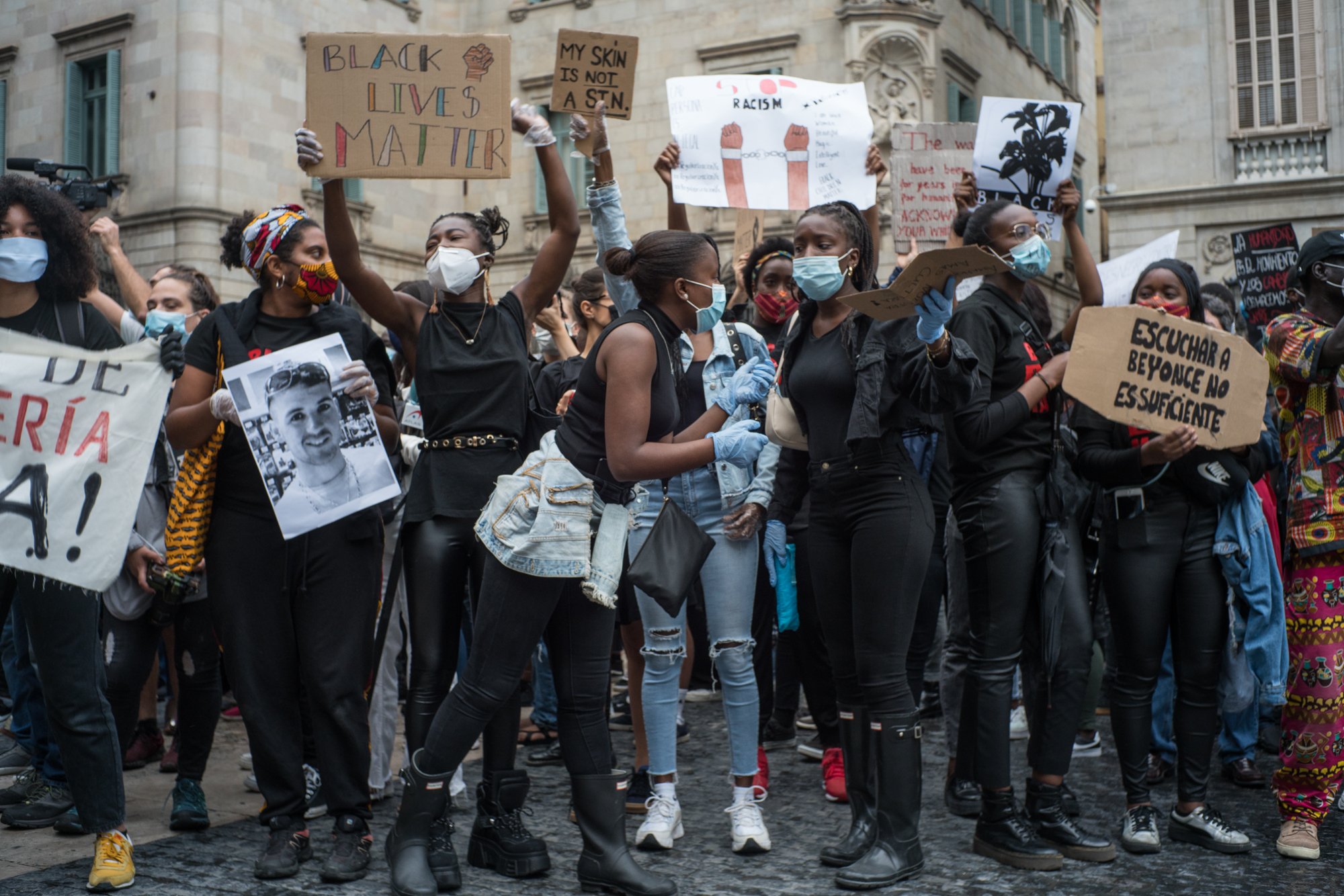 protestas antirracistas barcelona