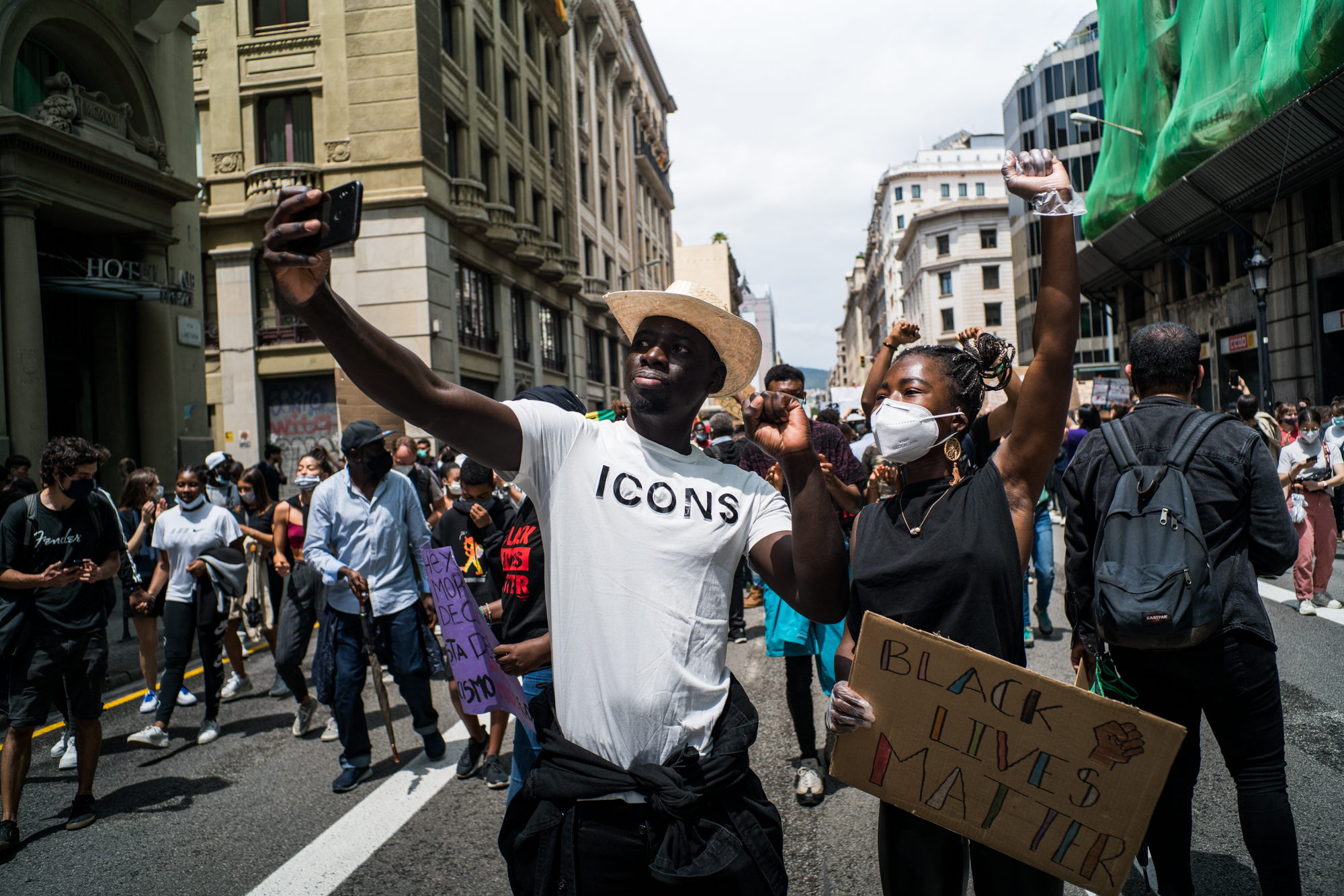 protestas antirracistas barcelona