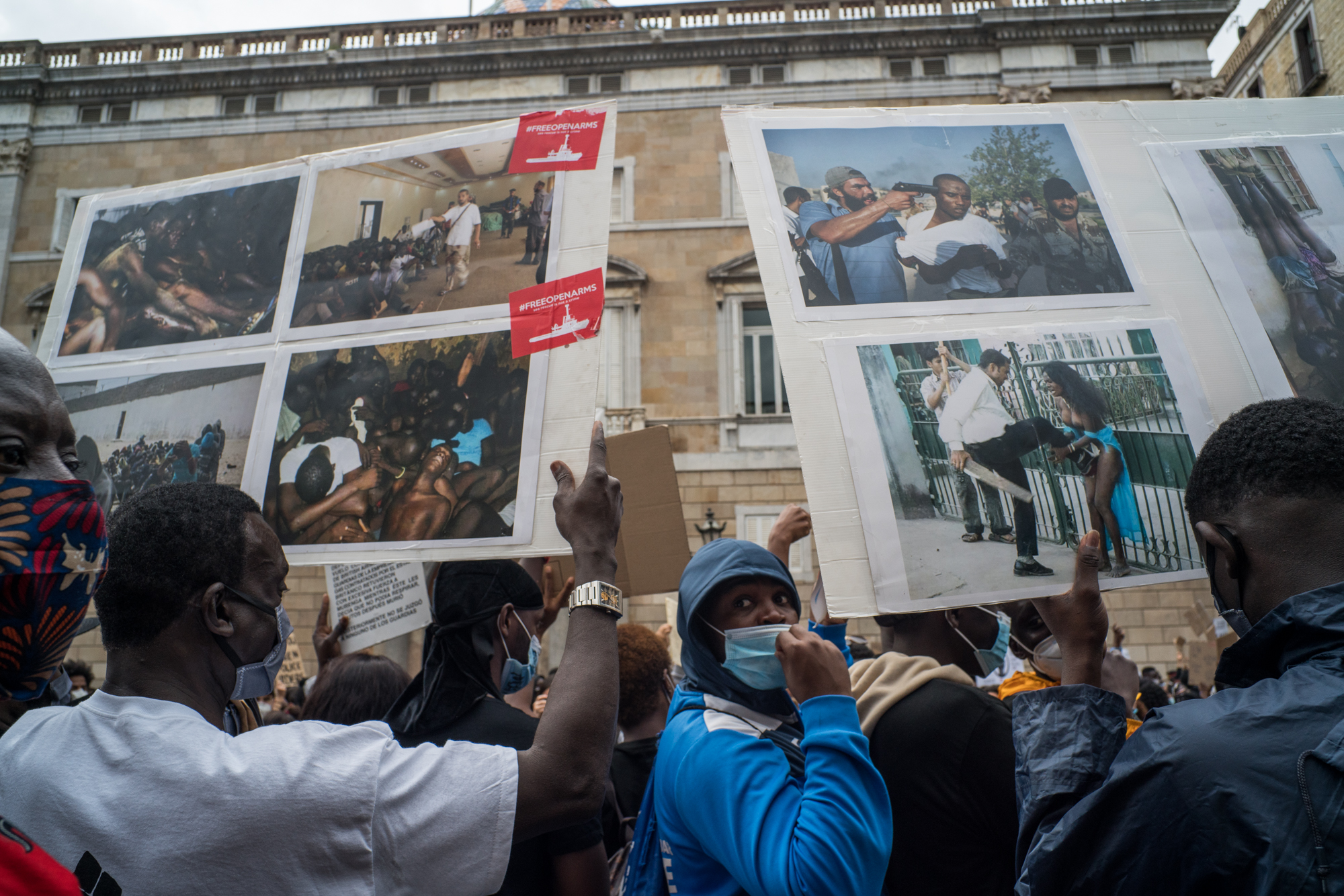 protestas antirracistas barcelona