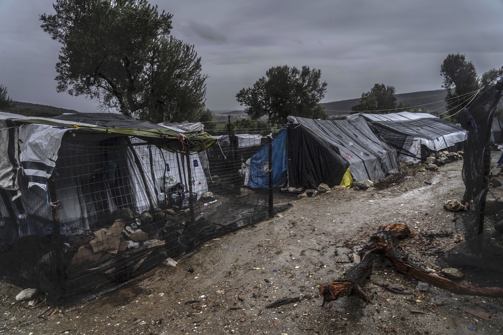 moria migrant camp lesvos