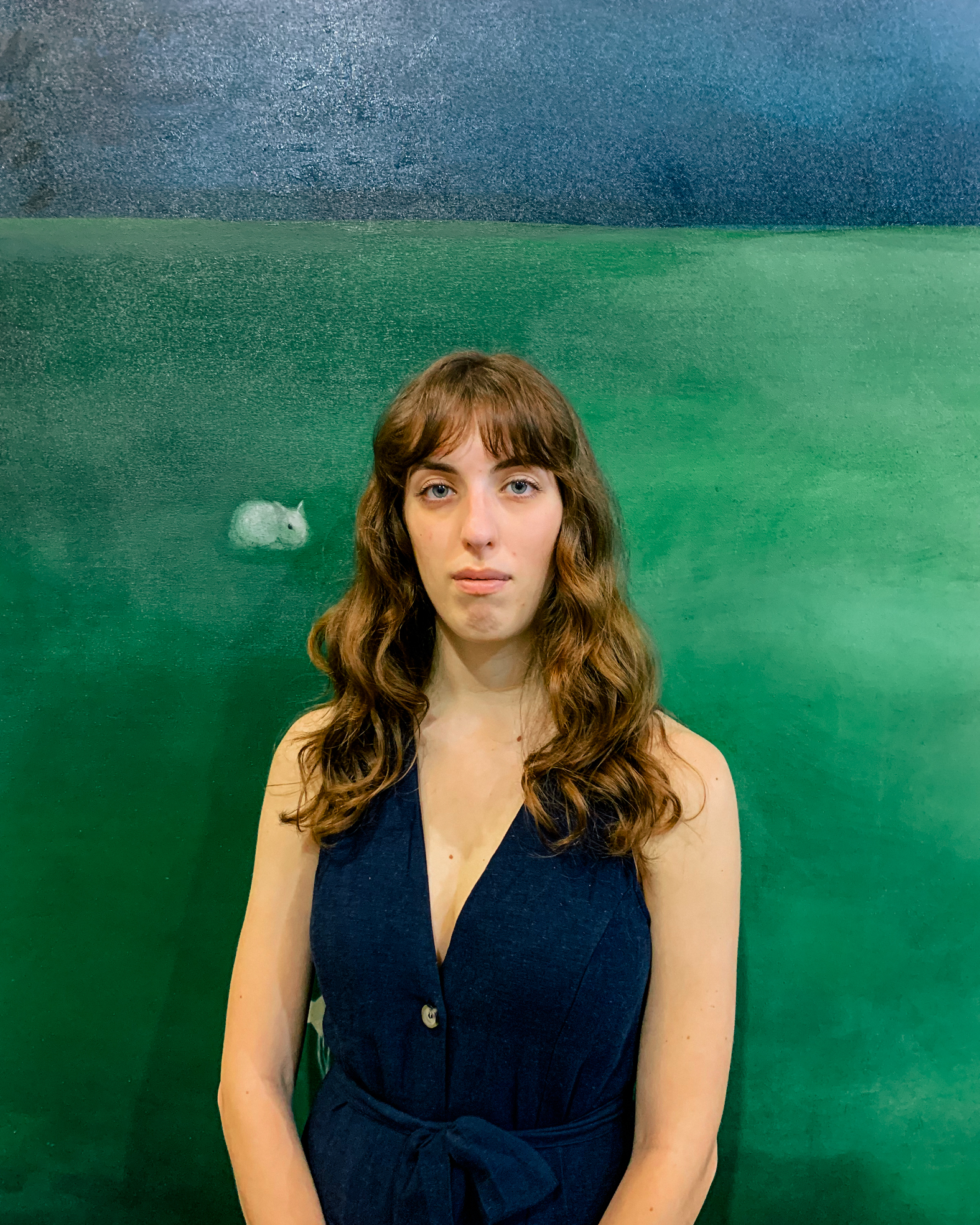 Beatrice Alici, pittrice in residenza presso Spazio Punch a Venezia per la mostra Pesi Massimi