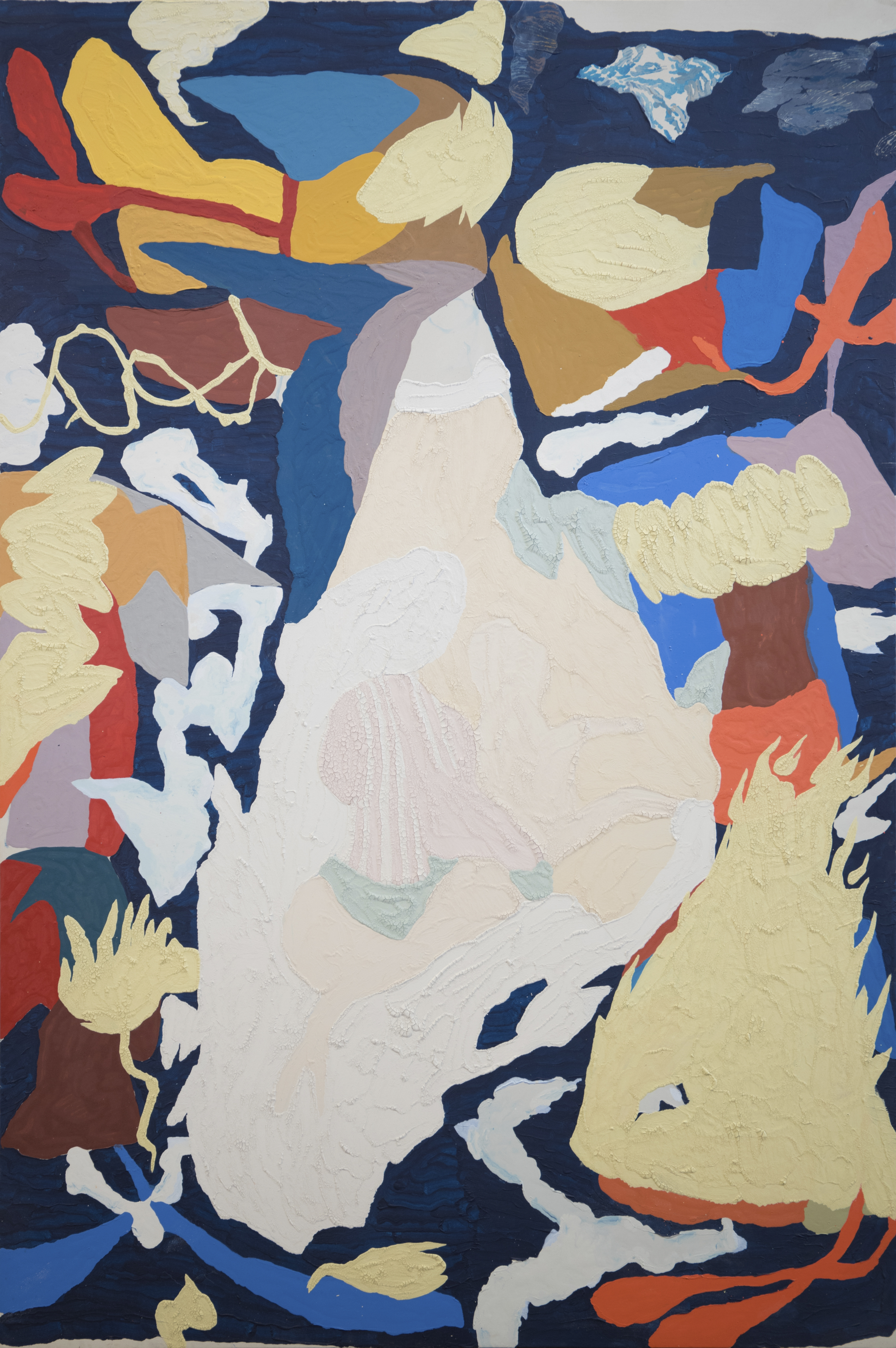Manuela Kokanovic, pittrice in residenza presso Spazio Punch a Venezia per la mostra Pesi Massimi