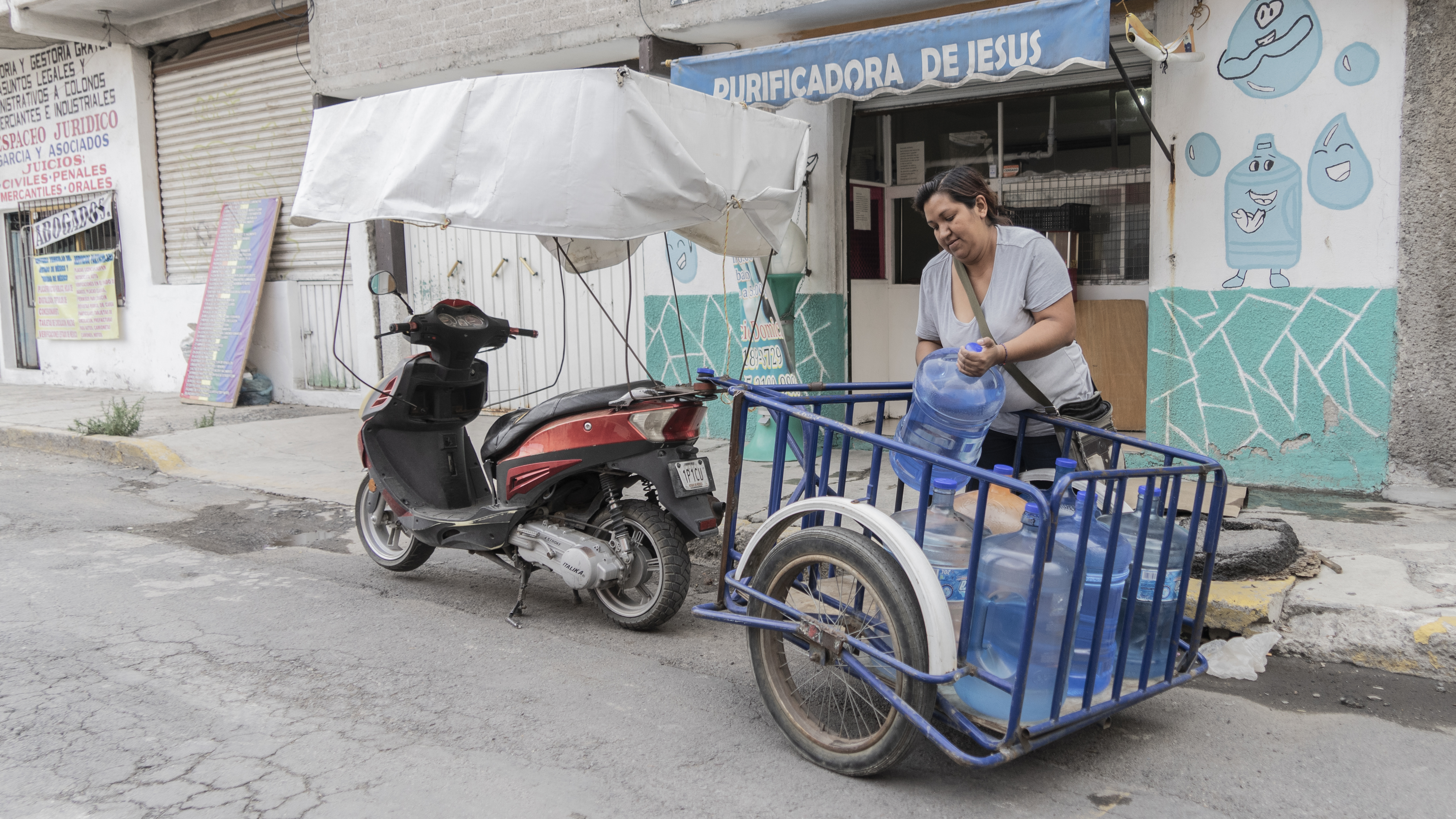 venta agua potable Neza México