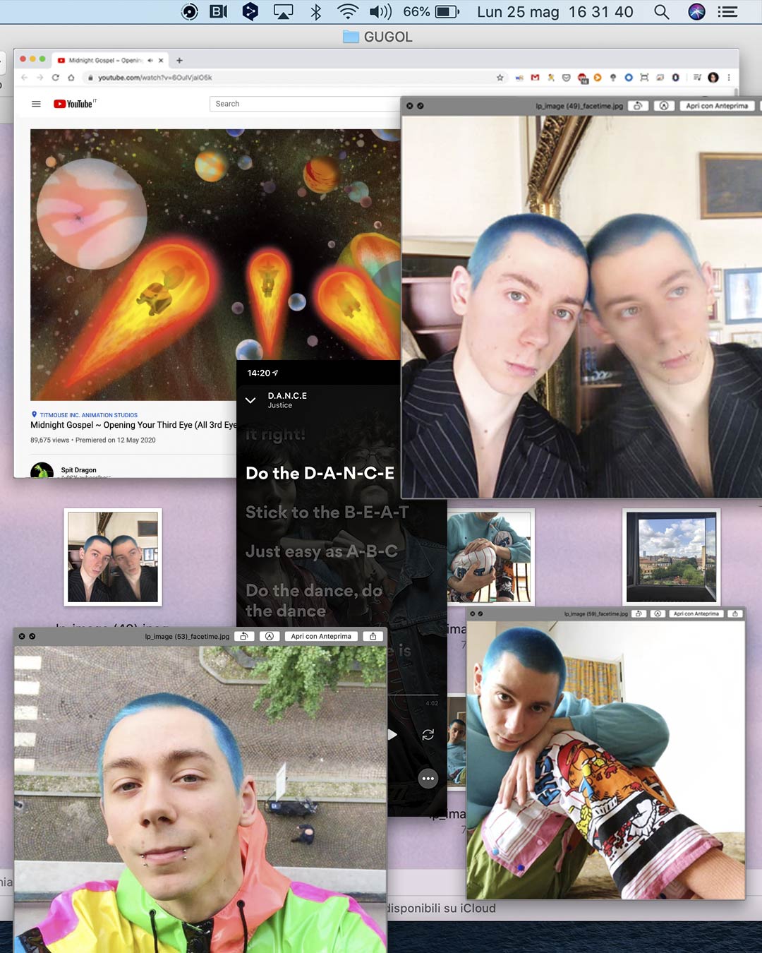 editoriale facetime i-d italy