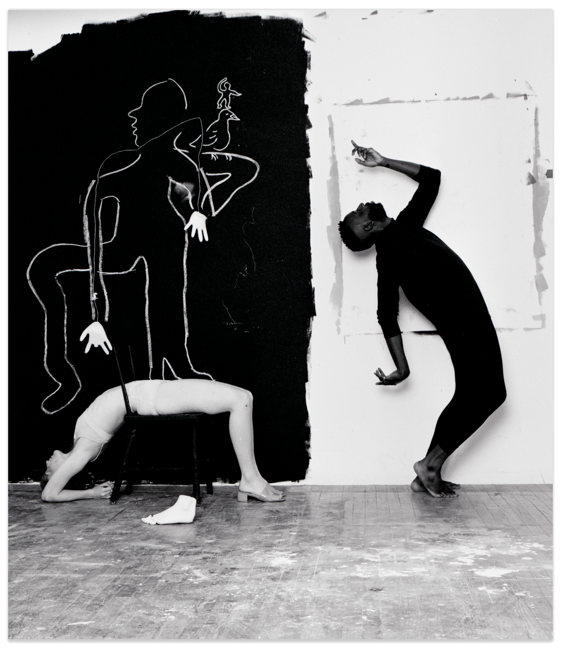 Jerome and Bobbi Dancing in My Studio by Michael Bailey Gates