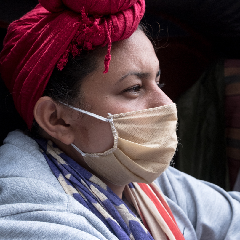 Campamento venezolanos Terminal del Norte de Bogotá - Lia Valero