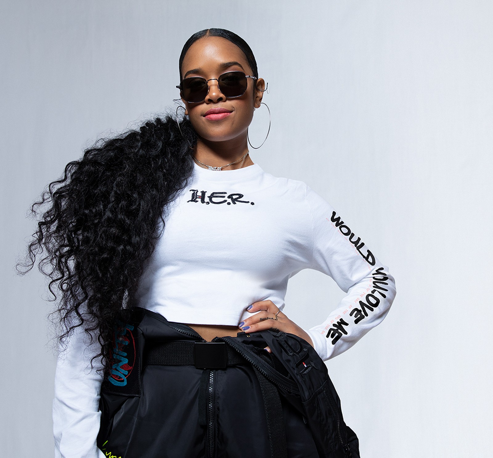 R&B superstar H.E.R about her collection with Hilfigerf Aaliyah”