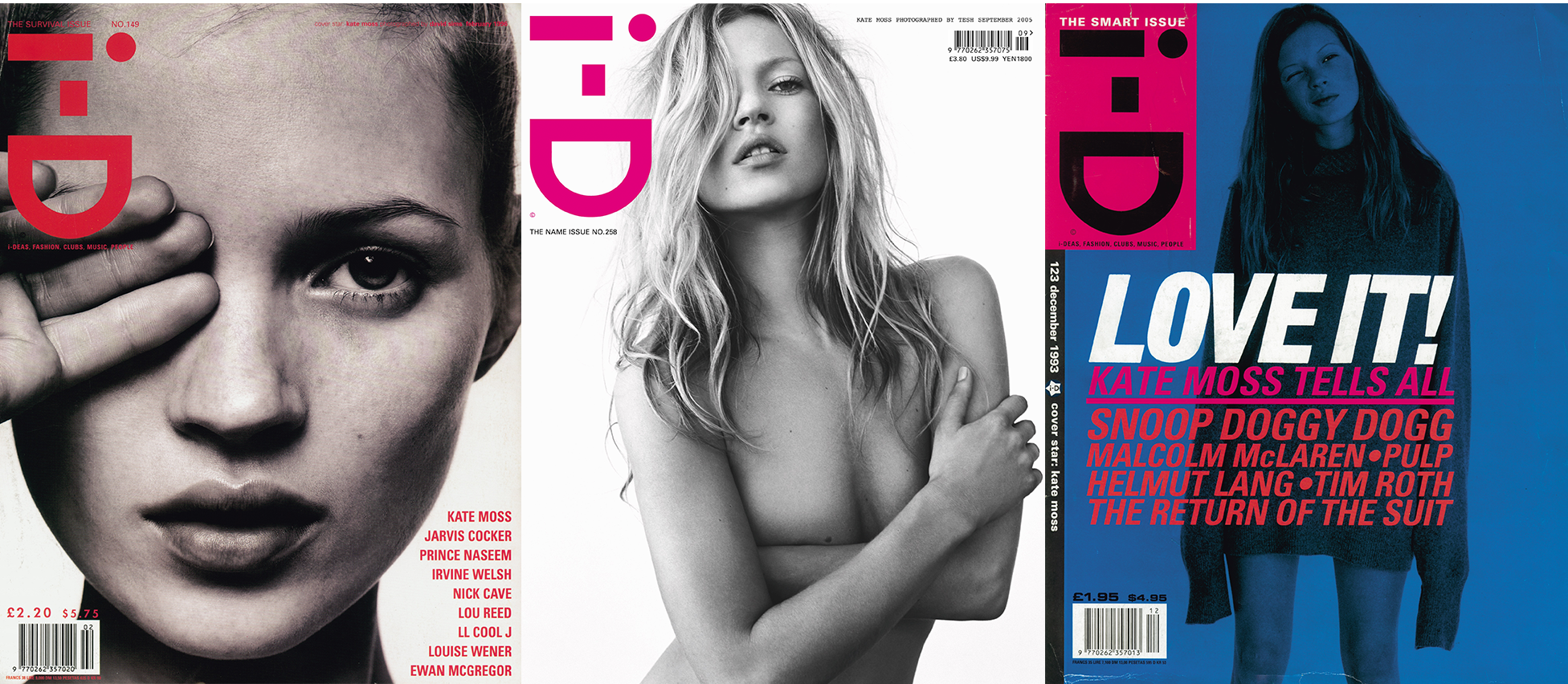 10 iconic Kate Moss i-D covers