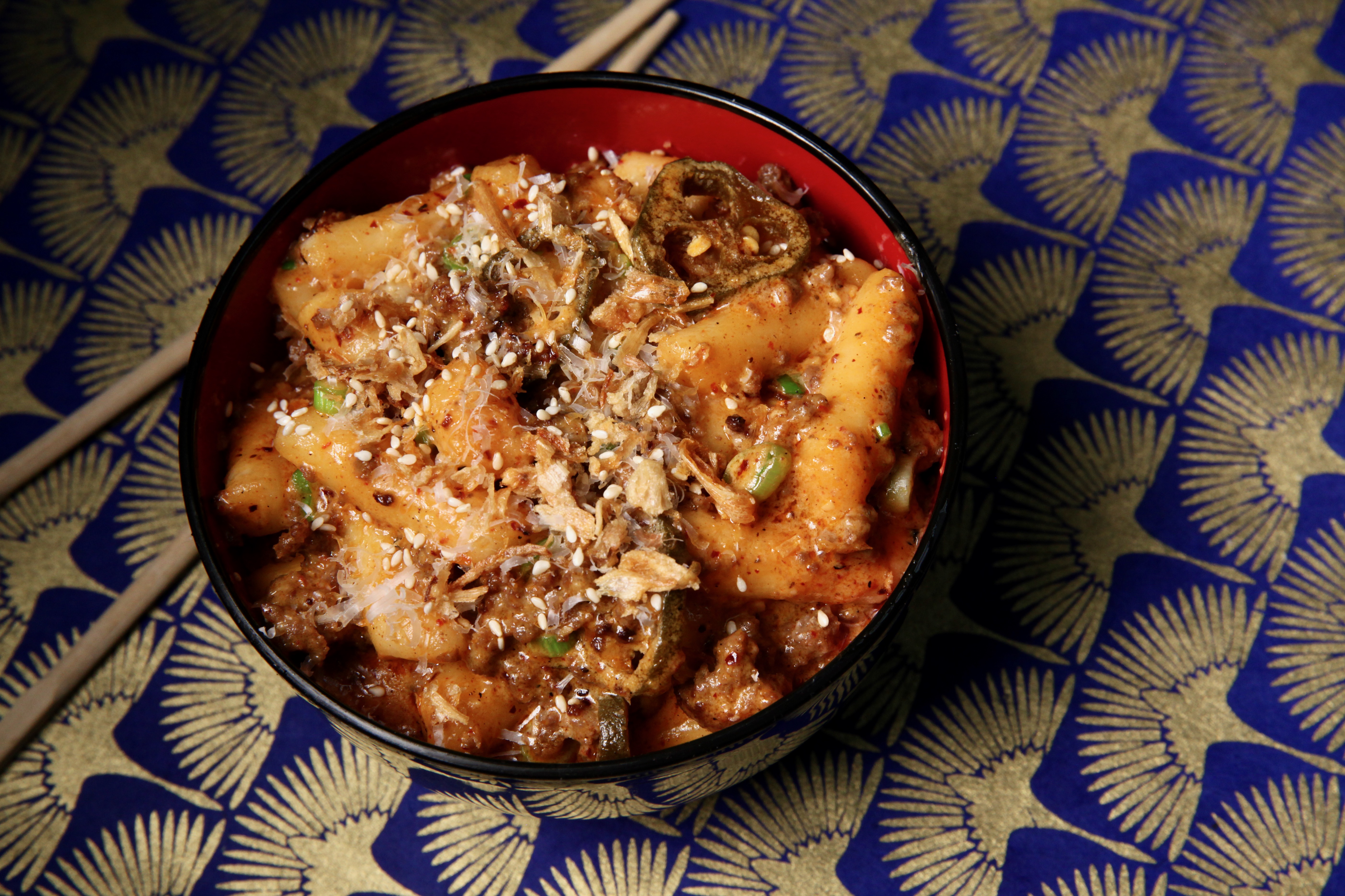 Tteok and Cheese (Cheesy Tteok Bokki) — Eat Cho Food