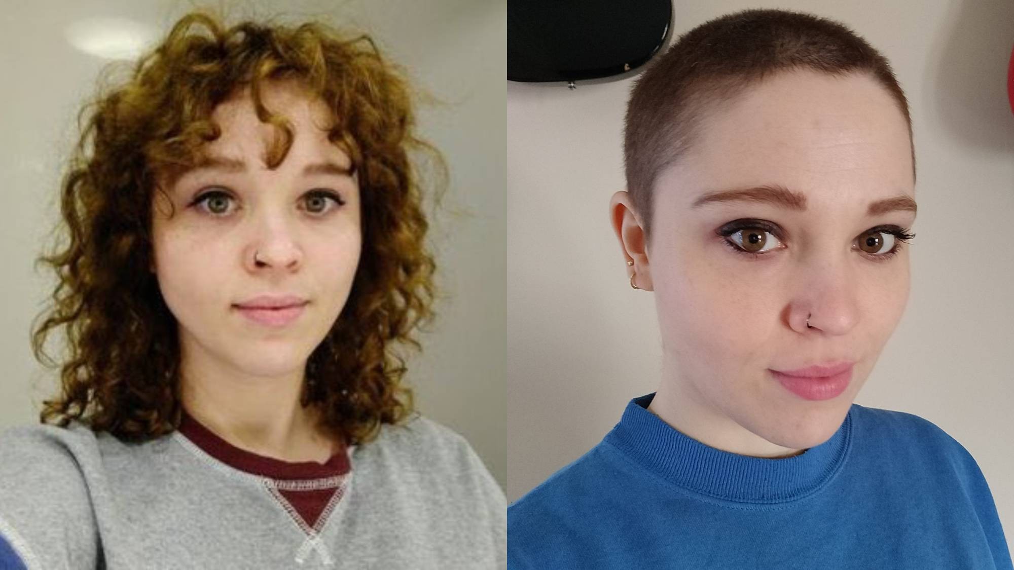Before and After Photos of Women Who Shaved Their Heads in Self-Isolation