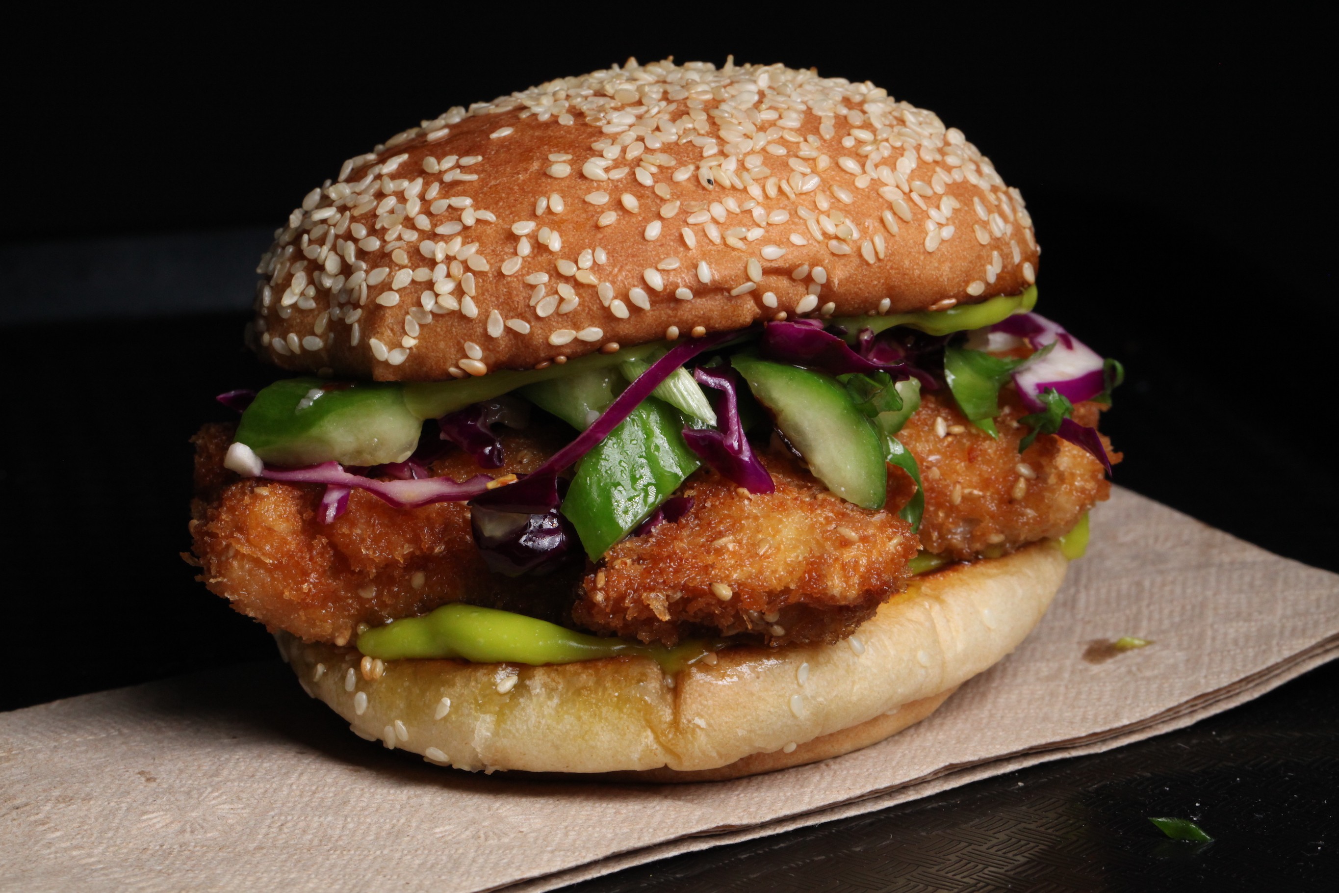 Crispy Sesame Chicken Sandwich Recipe