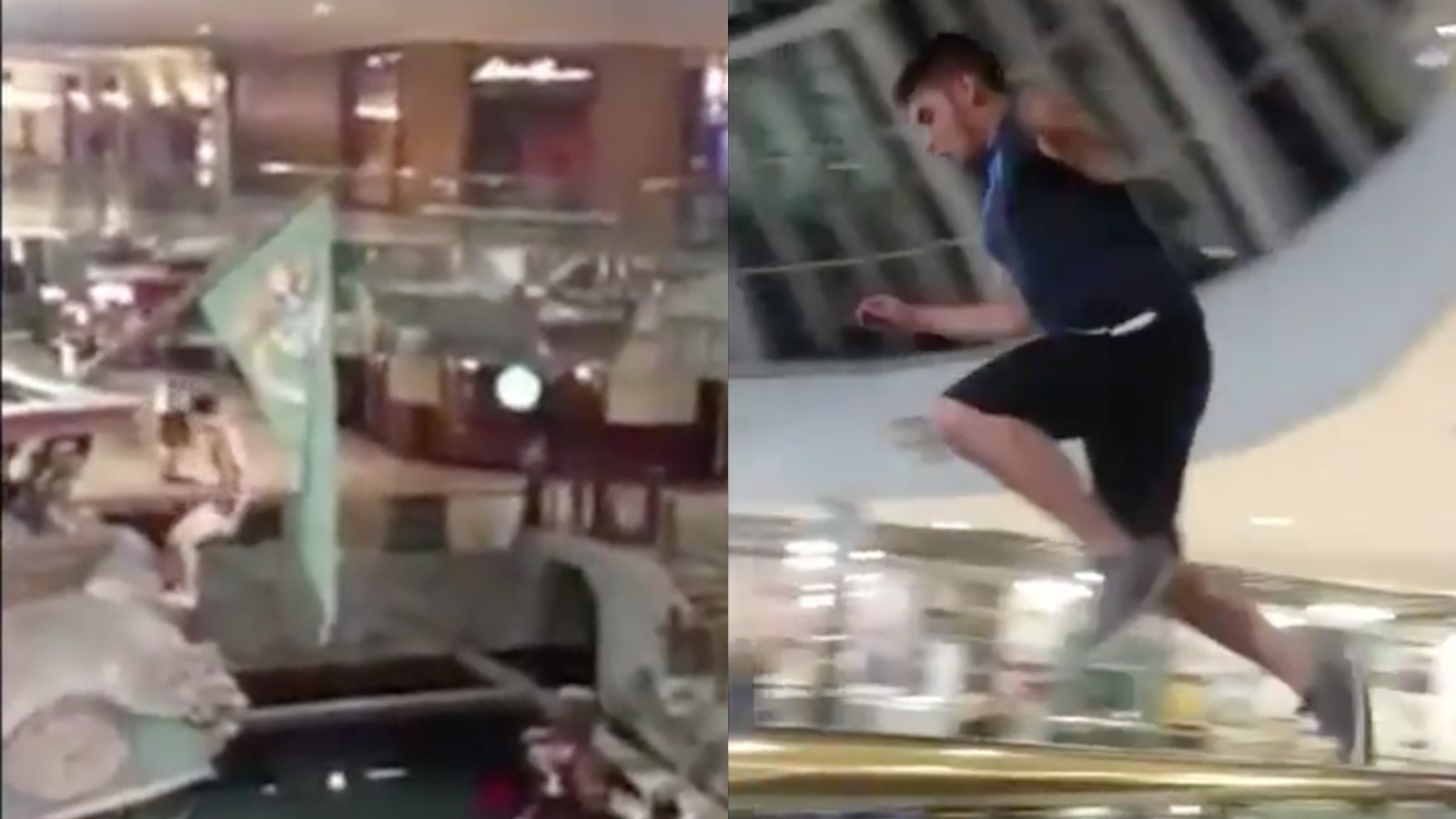 This Video Of Reckless Teenage Stunts At The West Edmonton Mall Is Just What I Needed