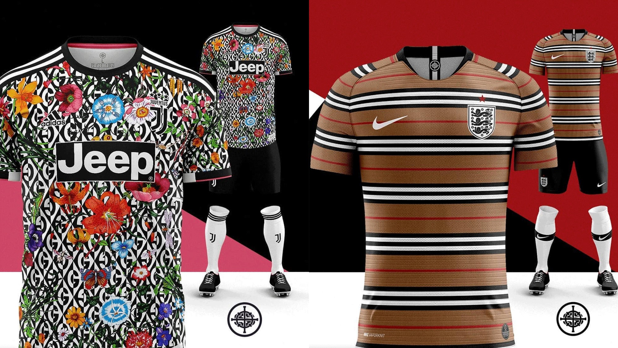 Graphic Designer Mixes Football's Biggest Club Kits With Popular