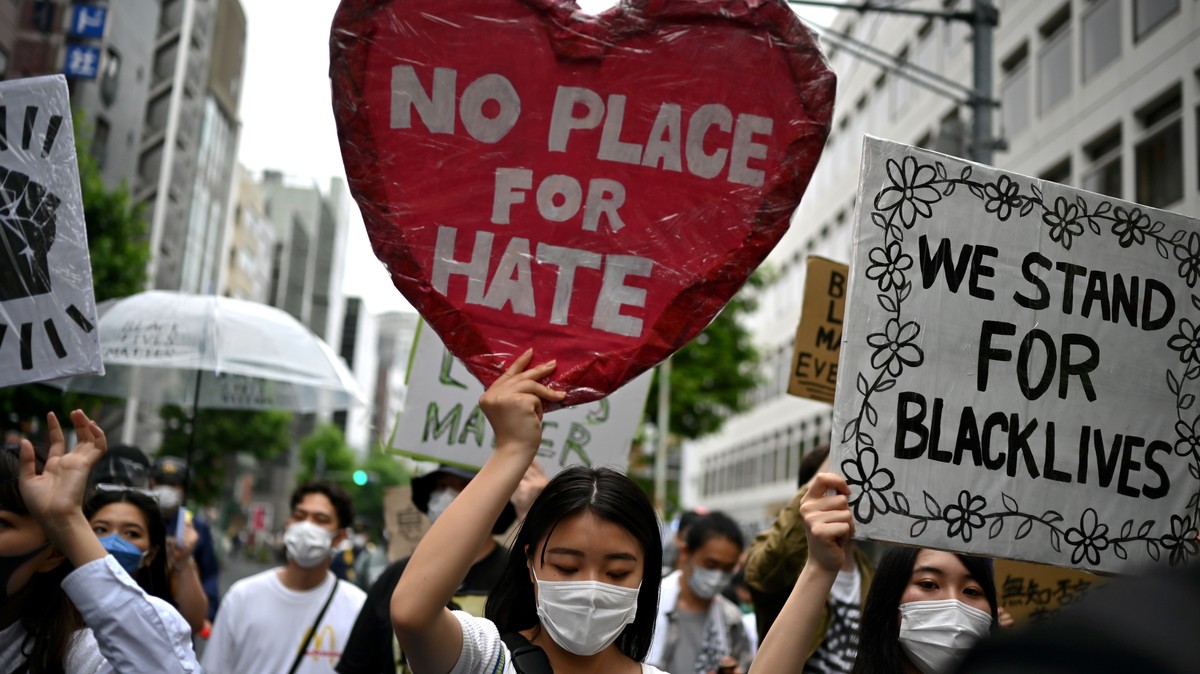 Protesters In Tokyo Declare Black Lives Matter But Issue Of Race In Japan Remains Complicated 9379