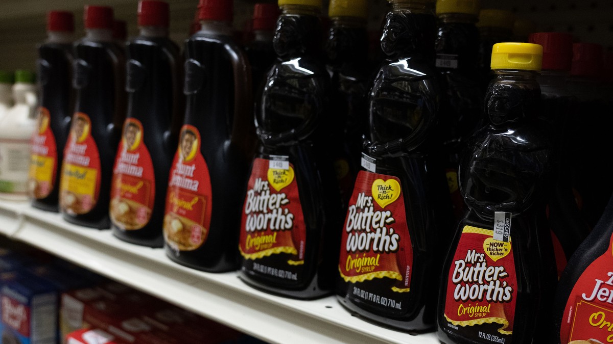 Take brands. Mrs Butterworth.