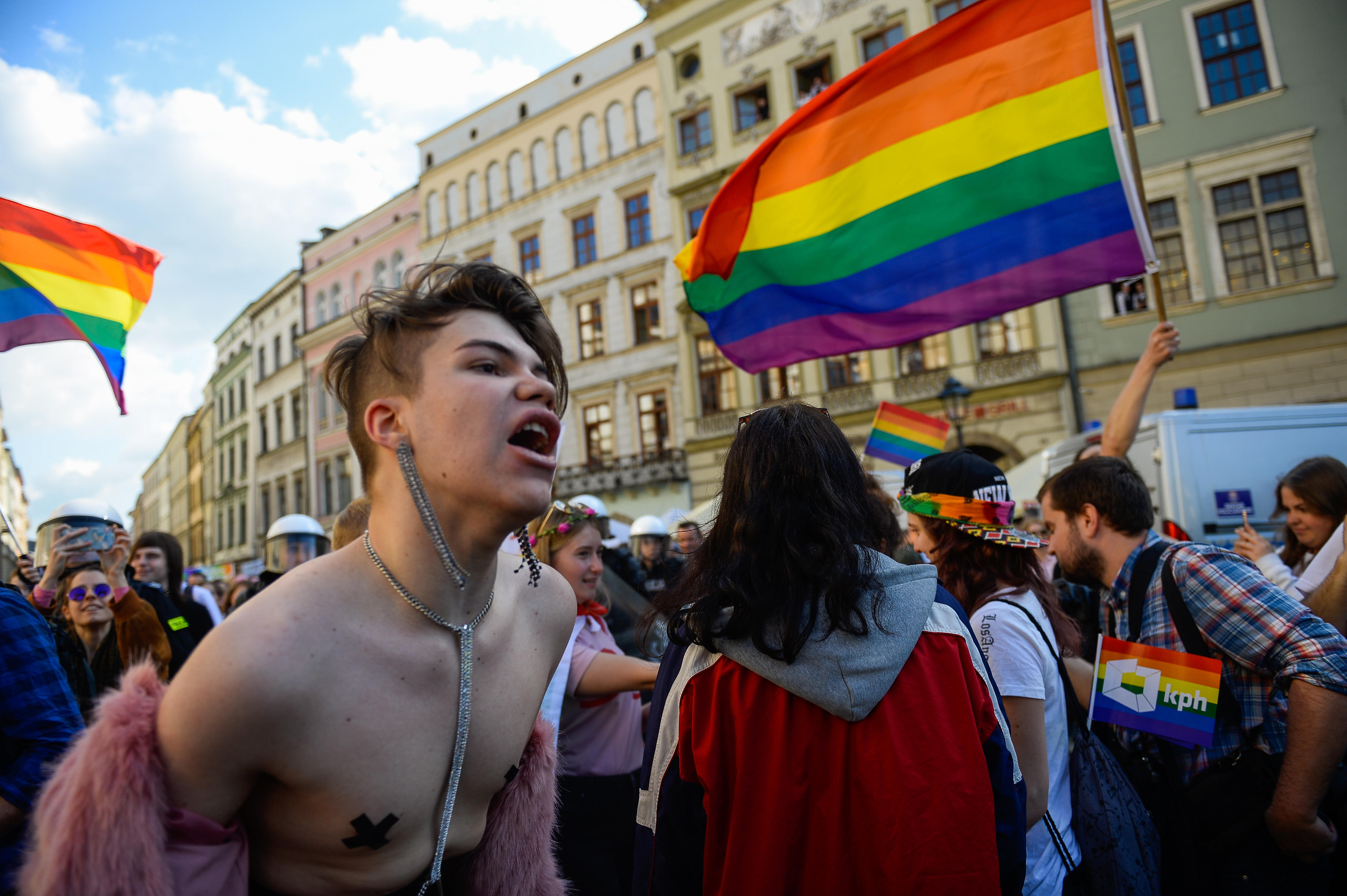 LGBTQ Activists Who Put a Rainbow Halo on the Virgin Mary Narrowly Avoid  Jail