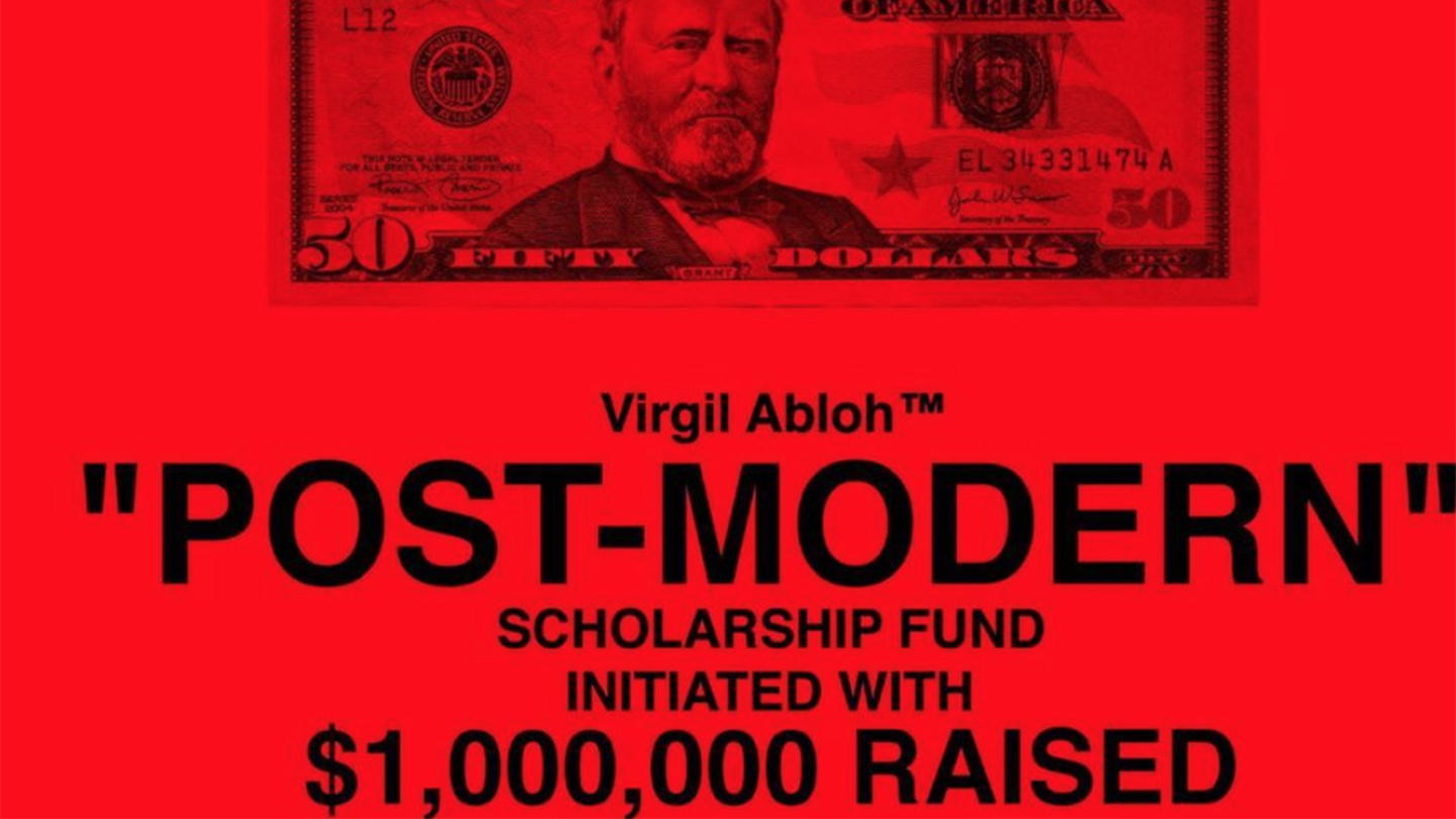 Virgil Abloh Launches a $1 Million Scholarship Fund for Black American  Creatives