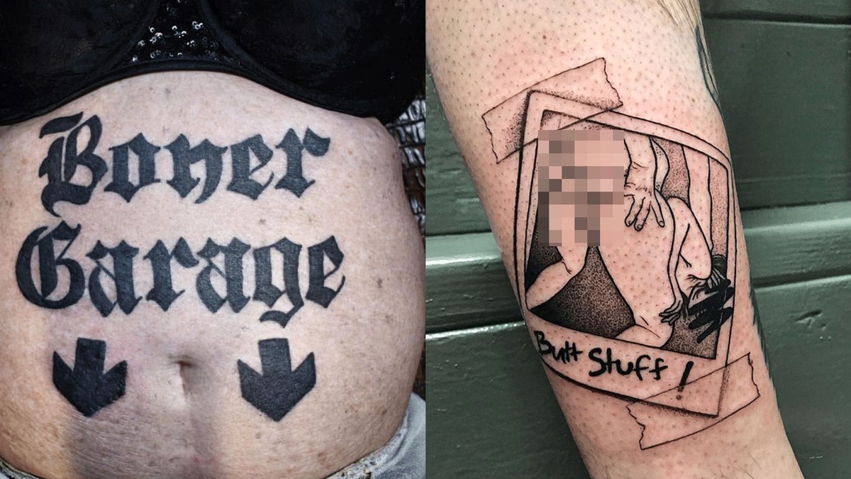 The @Snake__Pit Instagram Collects the Most NSFW Tattoos Scratched Into Skin