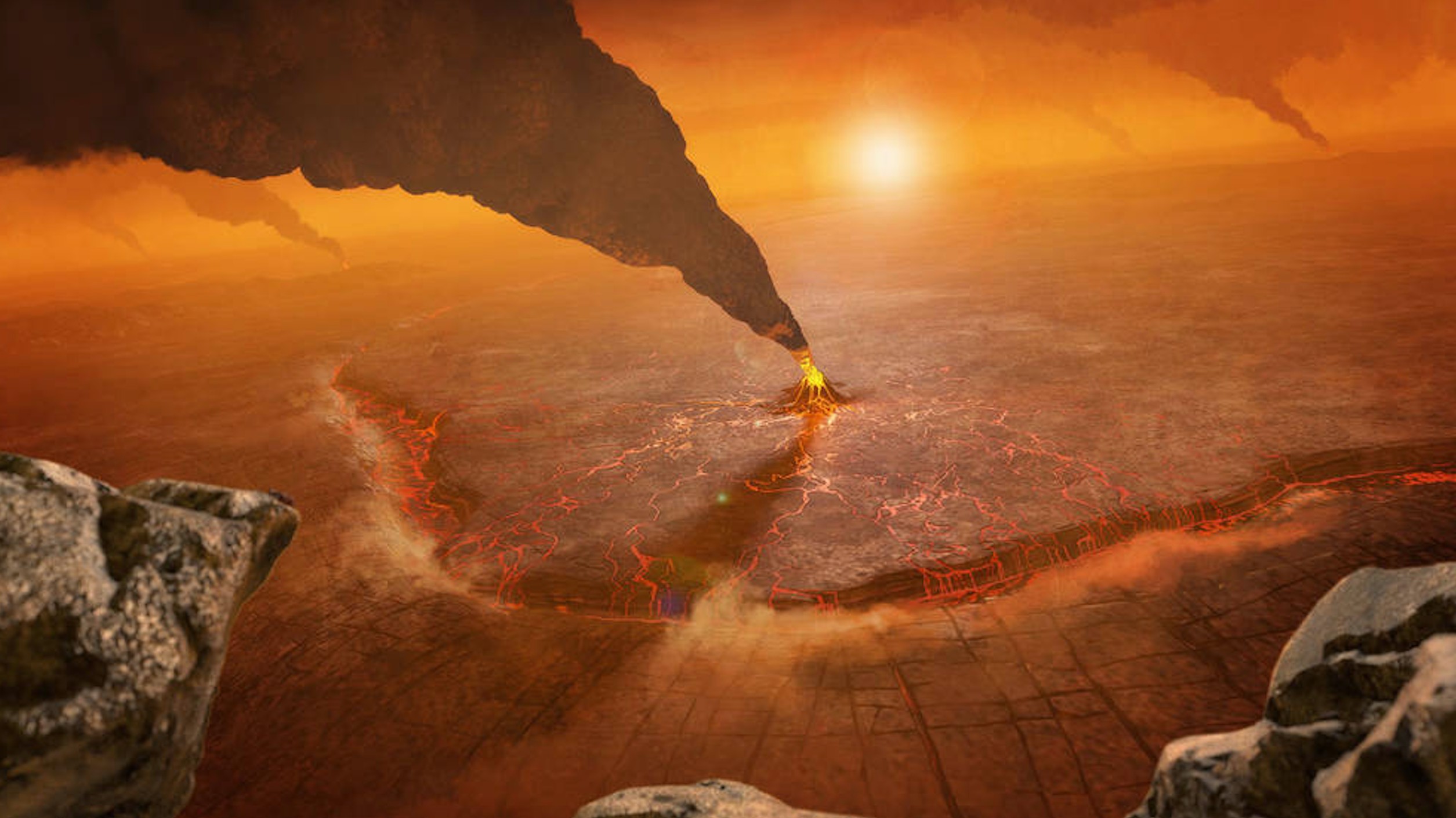 Venus Is Erupting with Active Volcanoes, Scientists Find