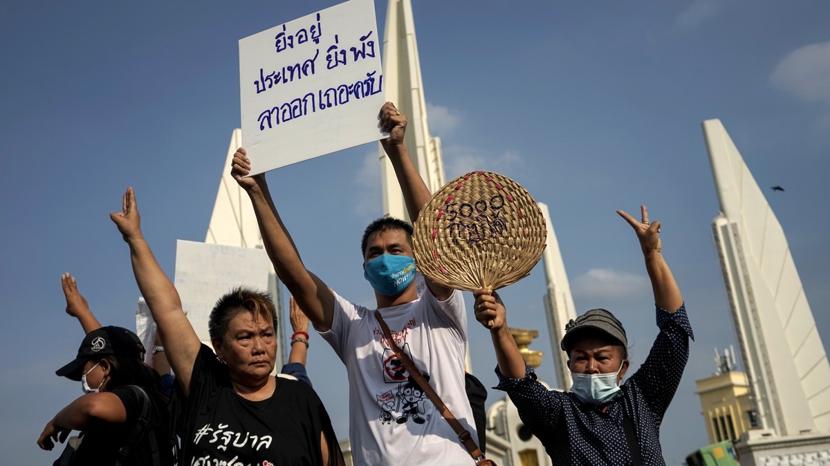 Thailand Sees Largest AntiGovernment Protests Since 2014 Military Coup