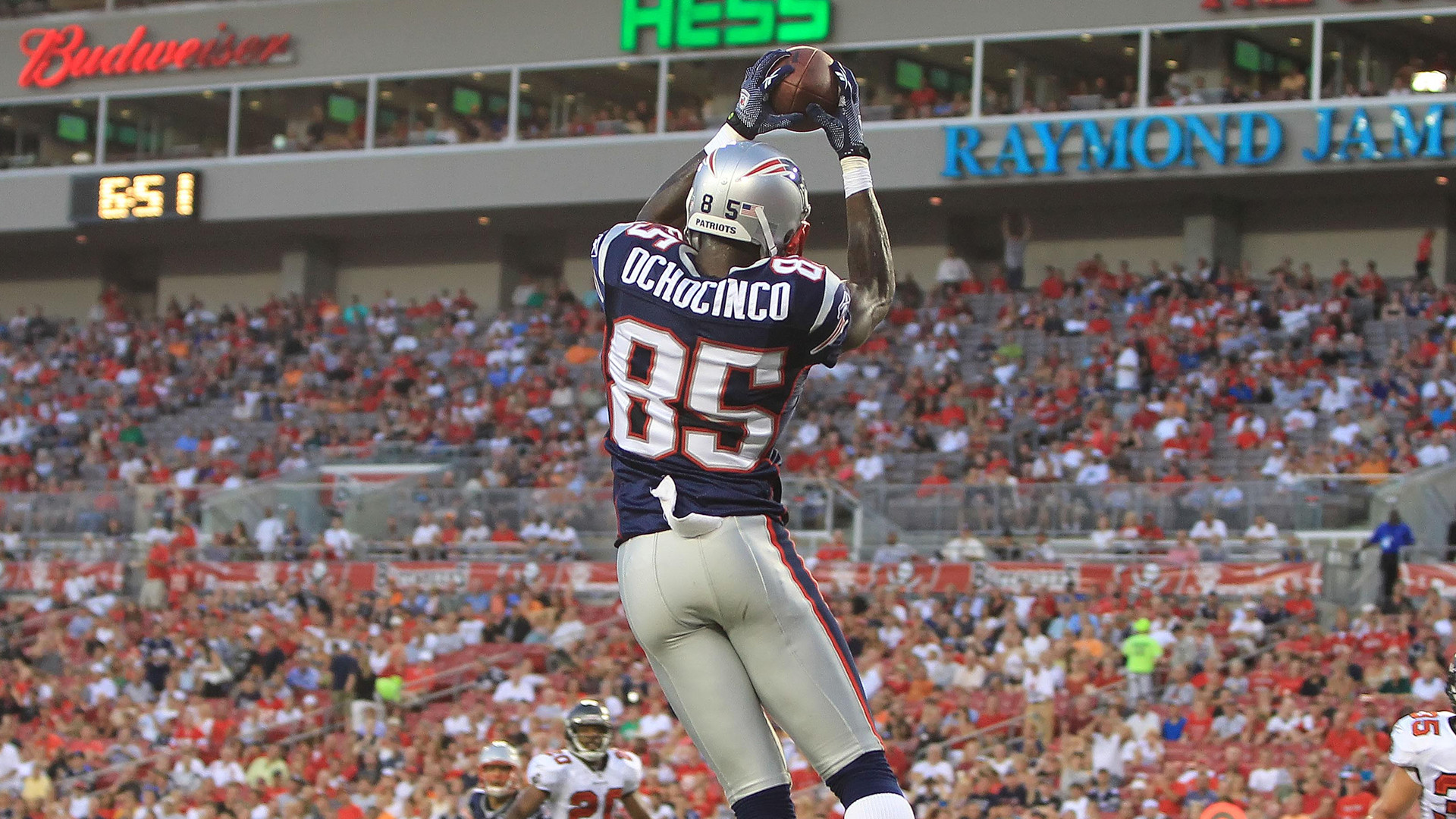 New england patriots chad ochocinco hi-res stock photography and